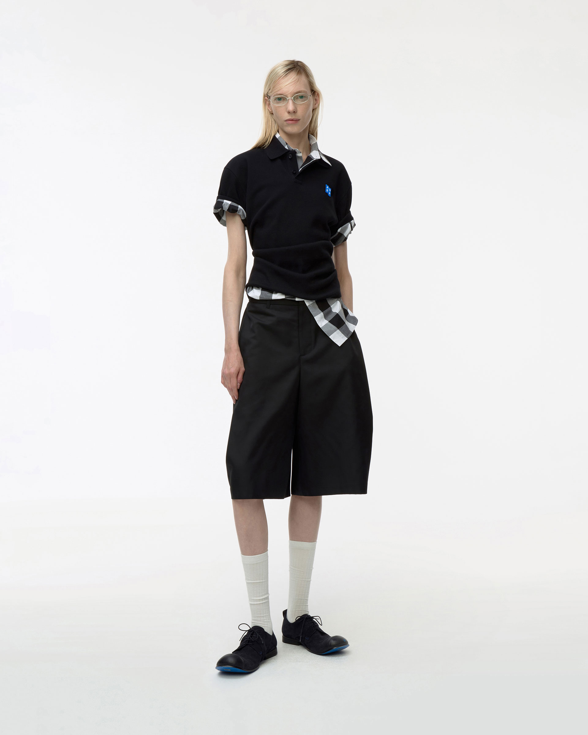 ADERERROR ポロシャツ BL Tag polo t-shirt 01 org.jpg