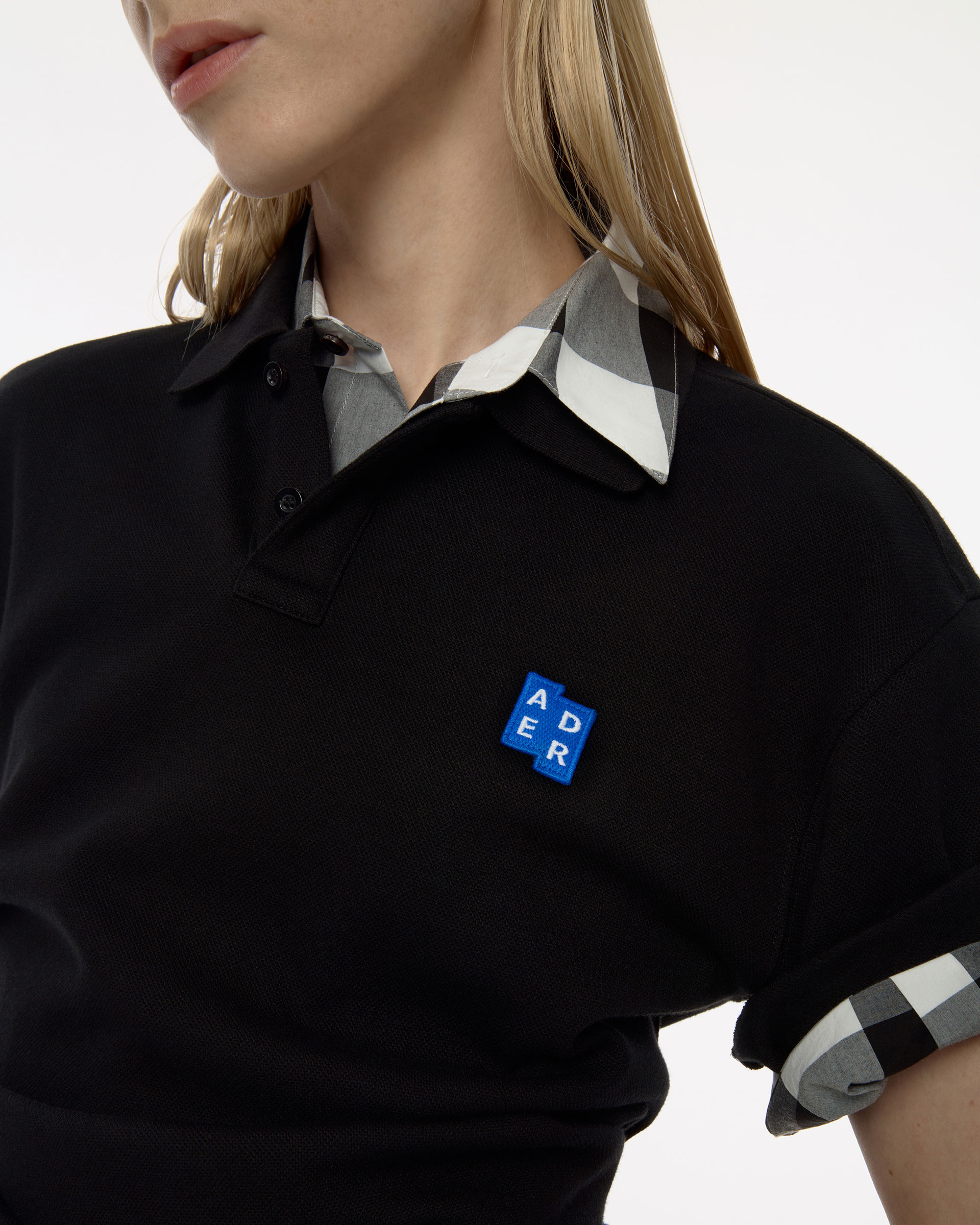 ADERERROR ポロシャツ BL Tag polo t-shirt 01 org.jpg