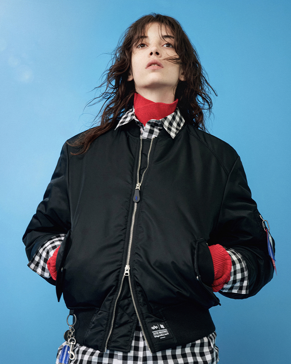 ADERERROR Significant X Alpha Industries Blue Tag