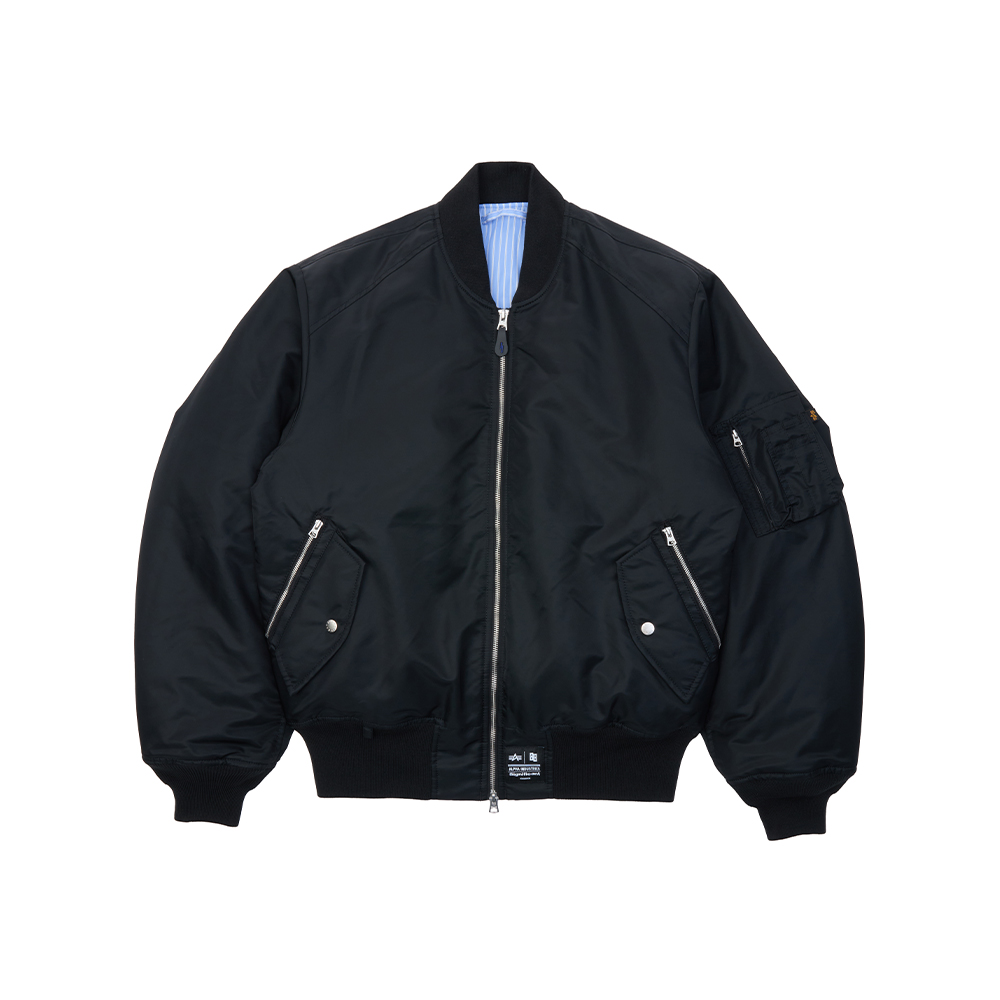 ADERERROR Significant X Alpha Industries MA-1 / LINER VEST JACKET BLACK