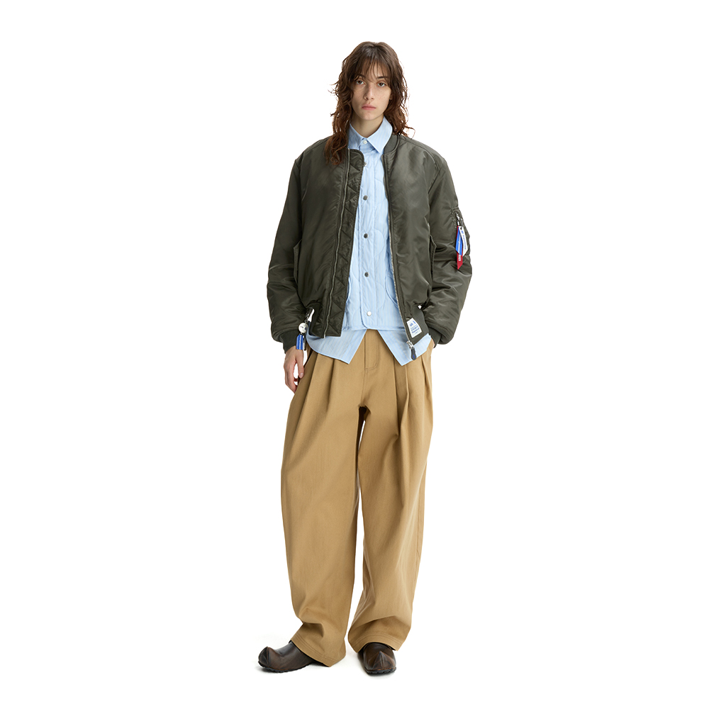 ADERERROR Significant X Alpha Industries MA-1 / LINER VEST JACKET KHAKI