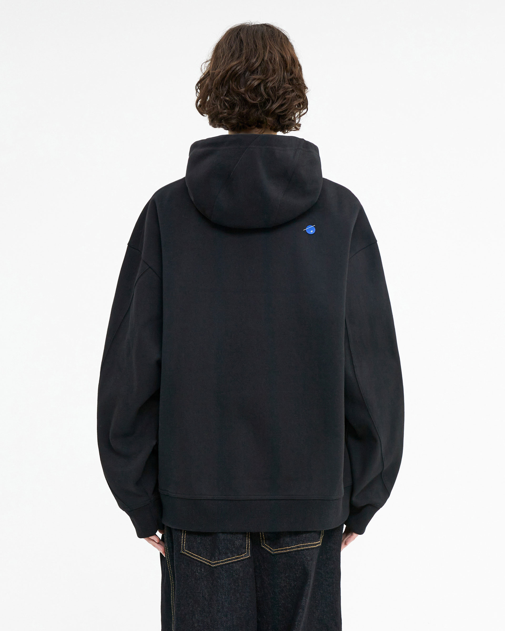 ADERERROR - Enty logo hoodie zip-up