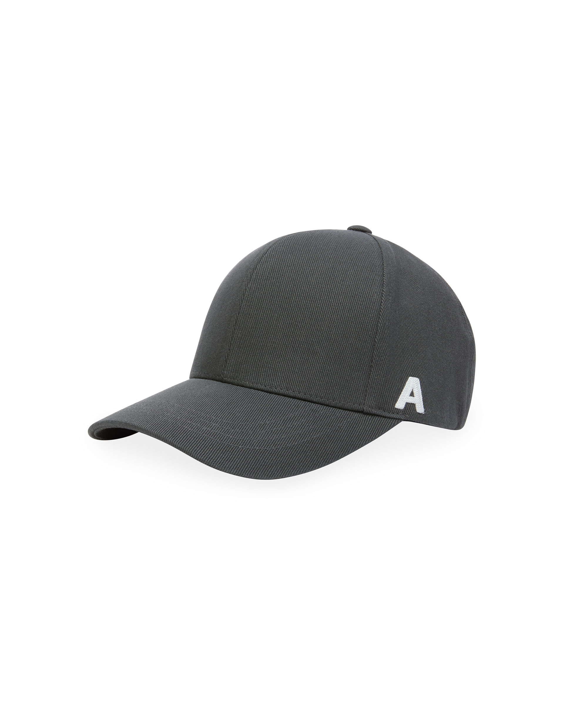 Ader Error charcoal A Cap with side A embroidery