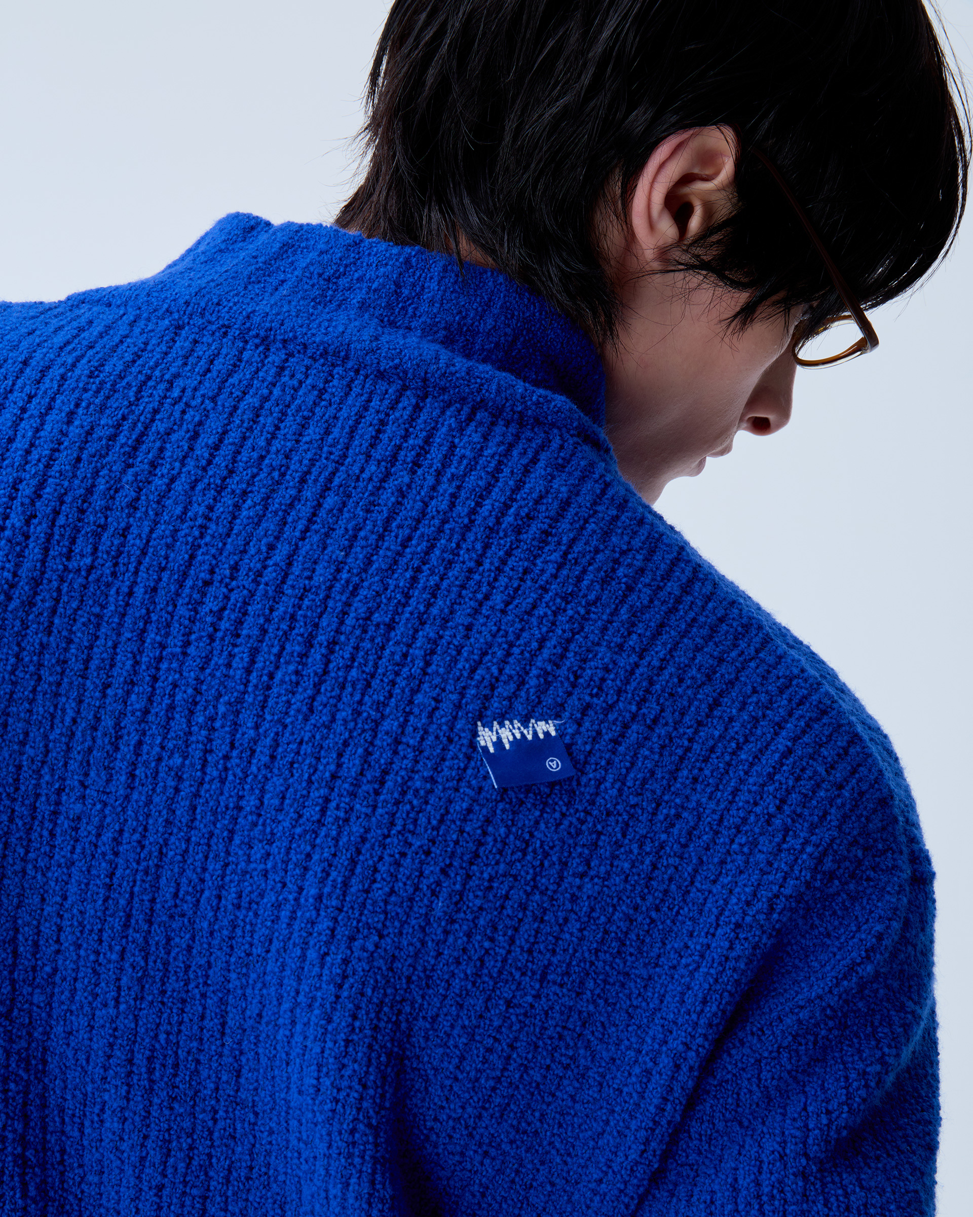 ADERERROR - Sig; BL Tag knit zip-up 01