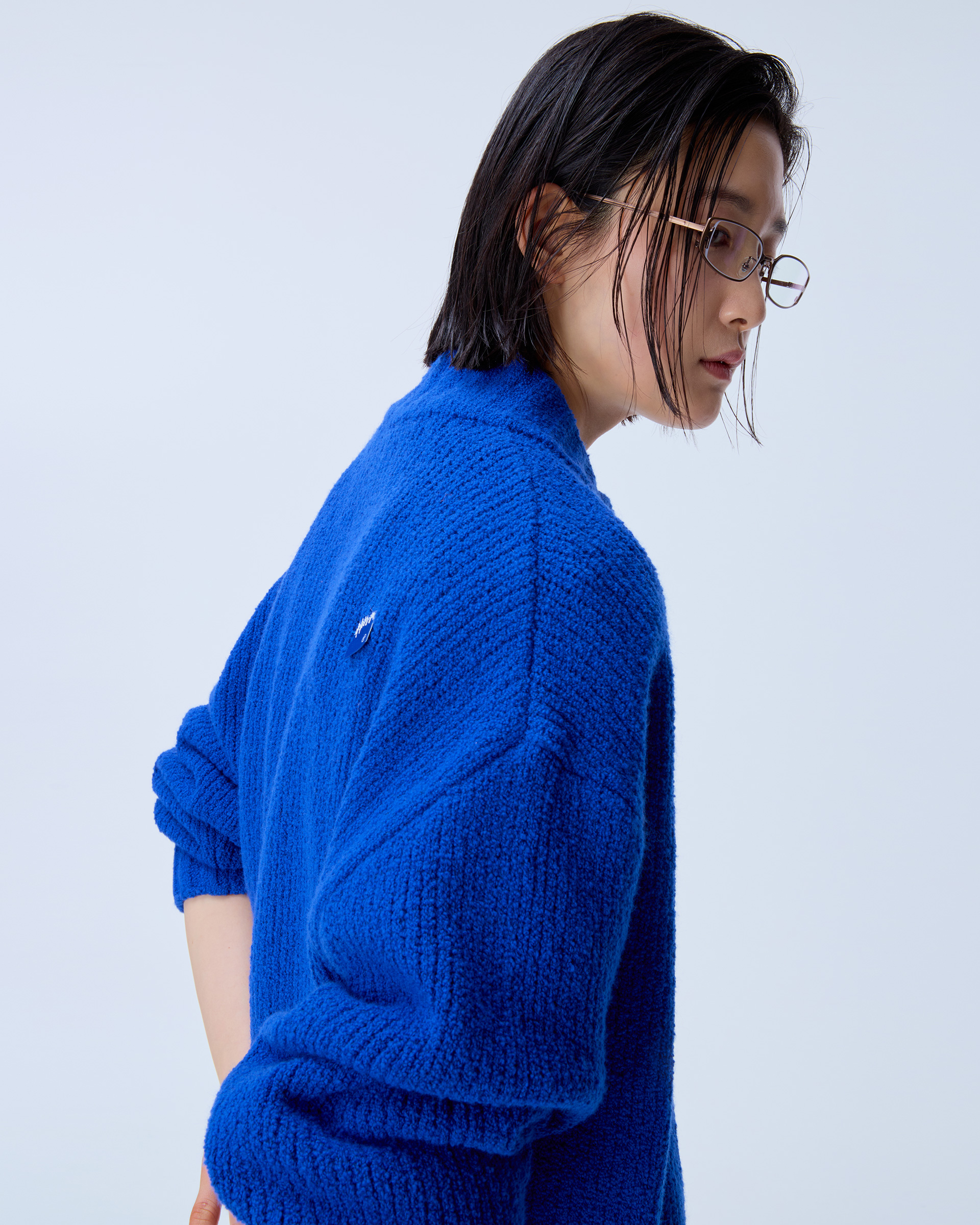 ADERERROR - Sig; BL Tag knit zip-up 01