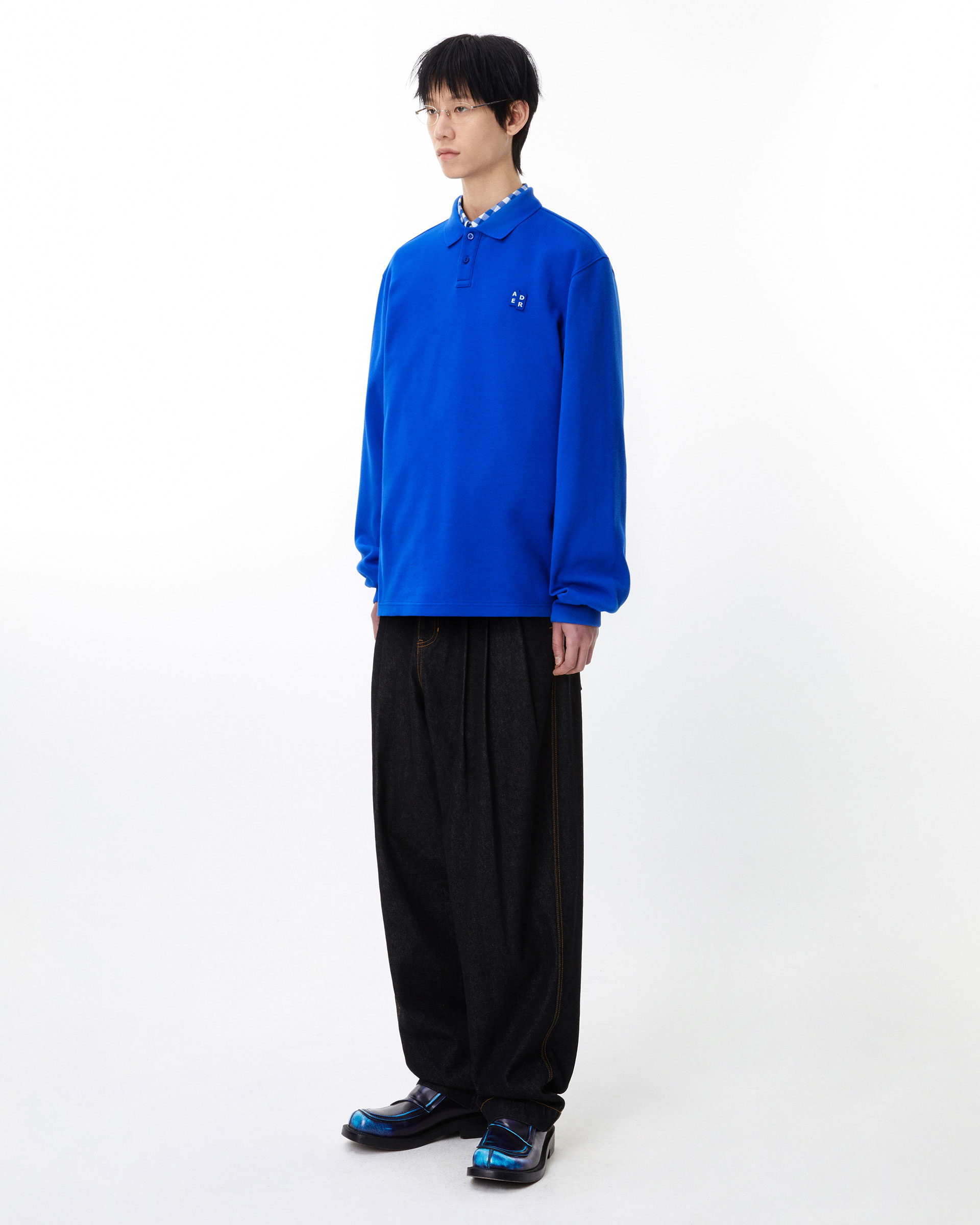 ADERERROR - Sig; BL Tag LS polo t-shirt 04