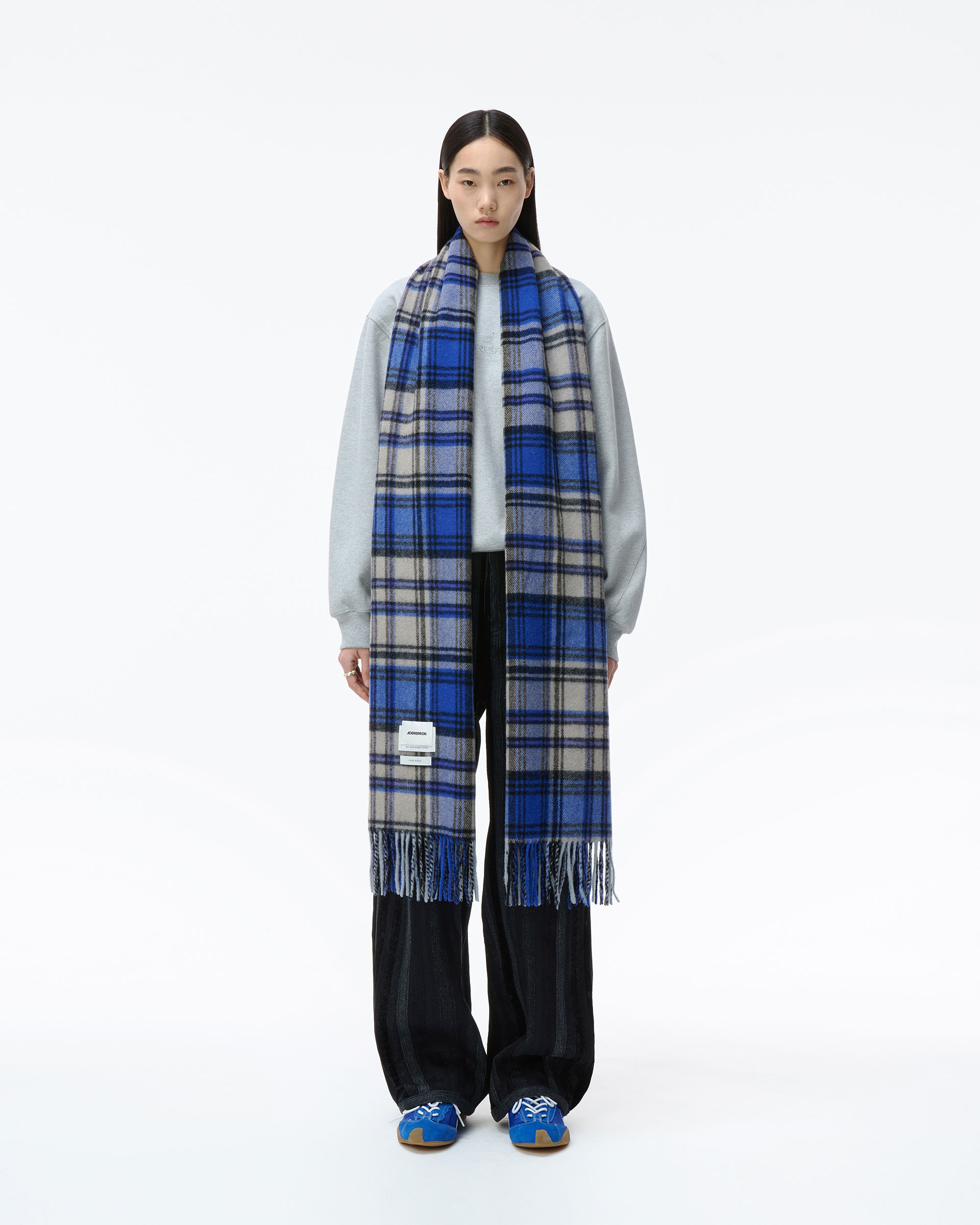 ADERERROR - Revint plaid muffler