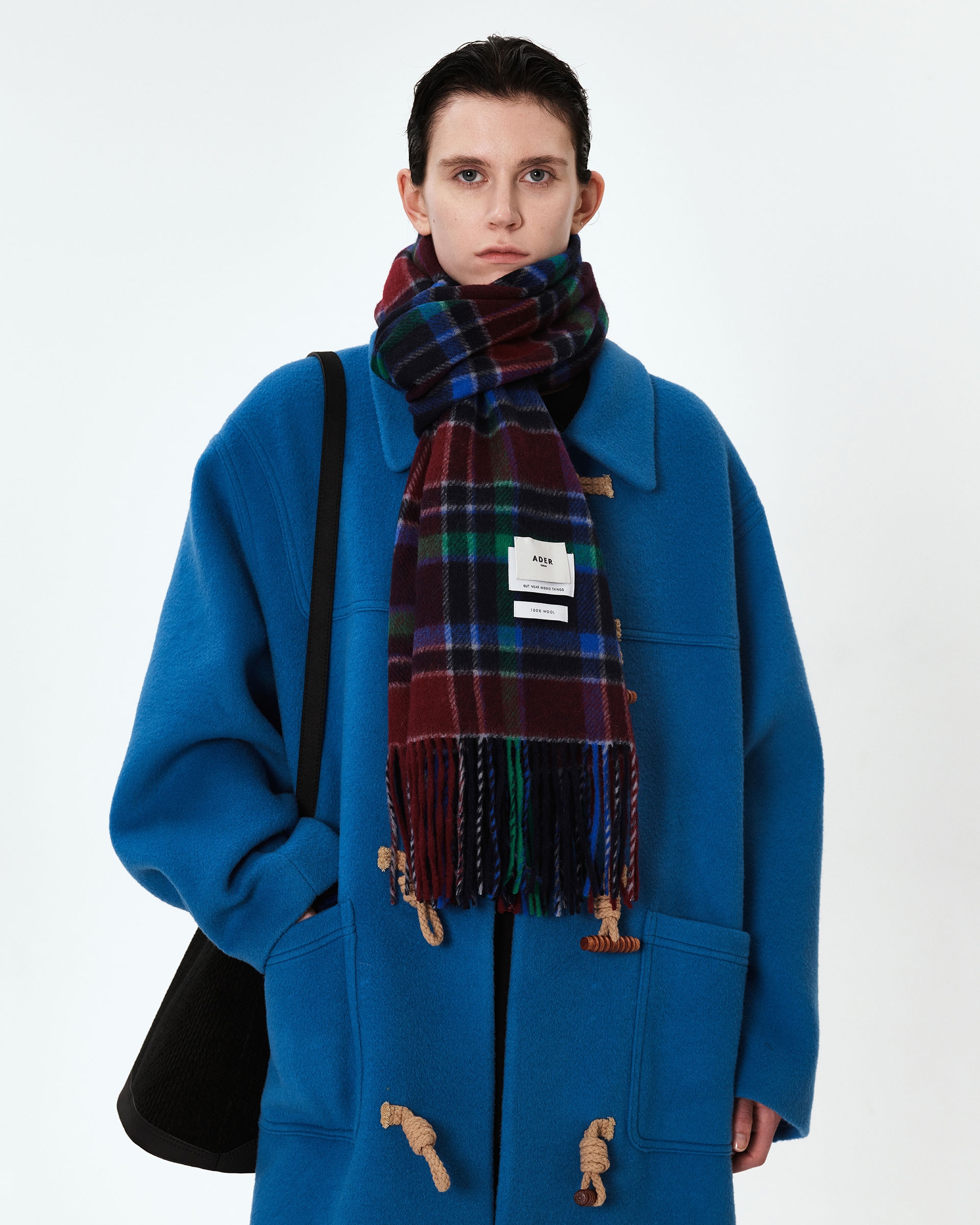 ADERERROR - Revint plaid muffler