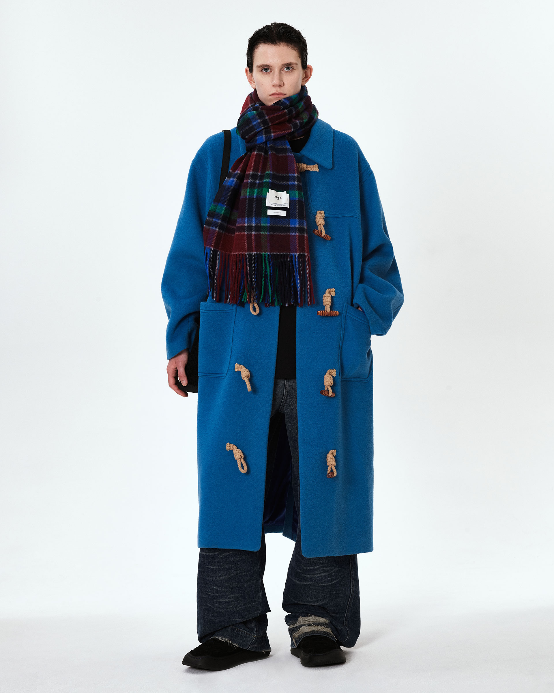 ADERERROR - Revint plaid muffler