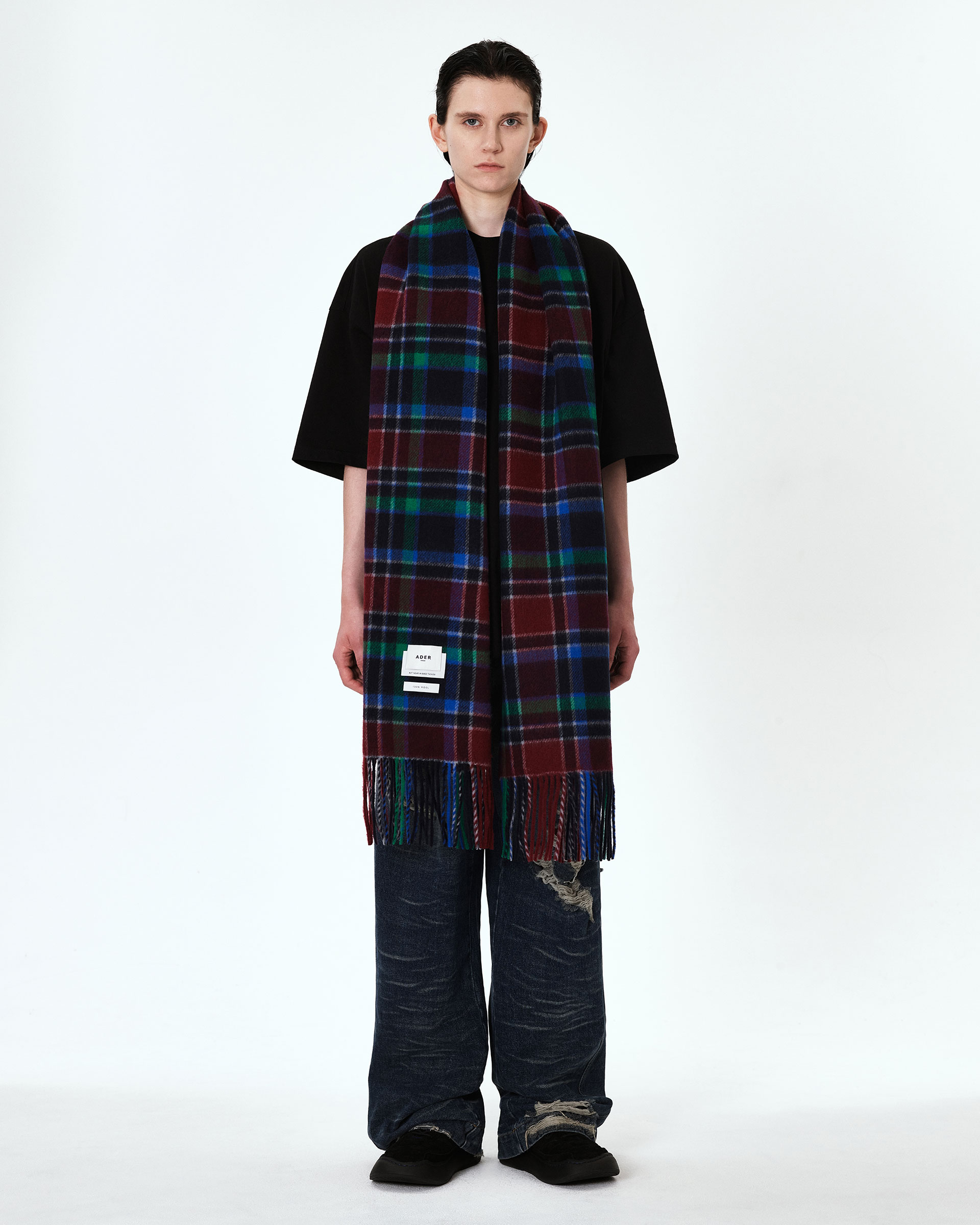 ADERERROR  マフラー　19aw ADERERROR - Revint plaid muffler