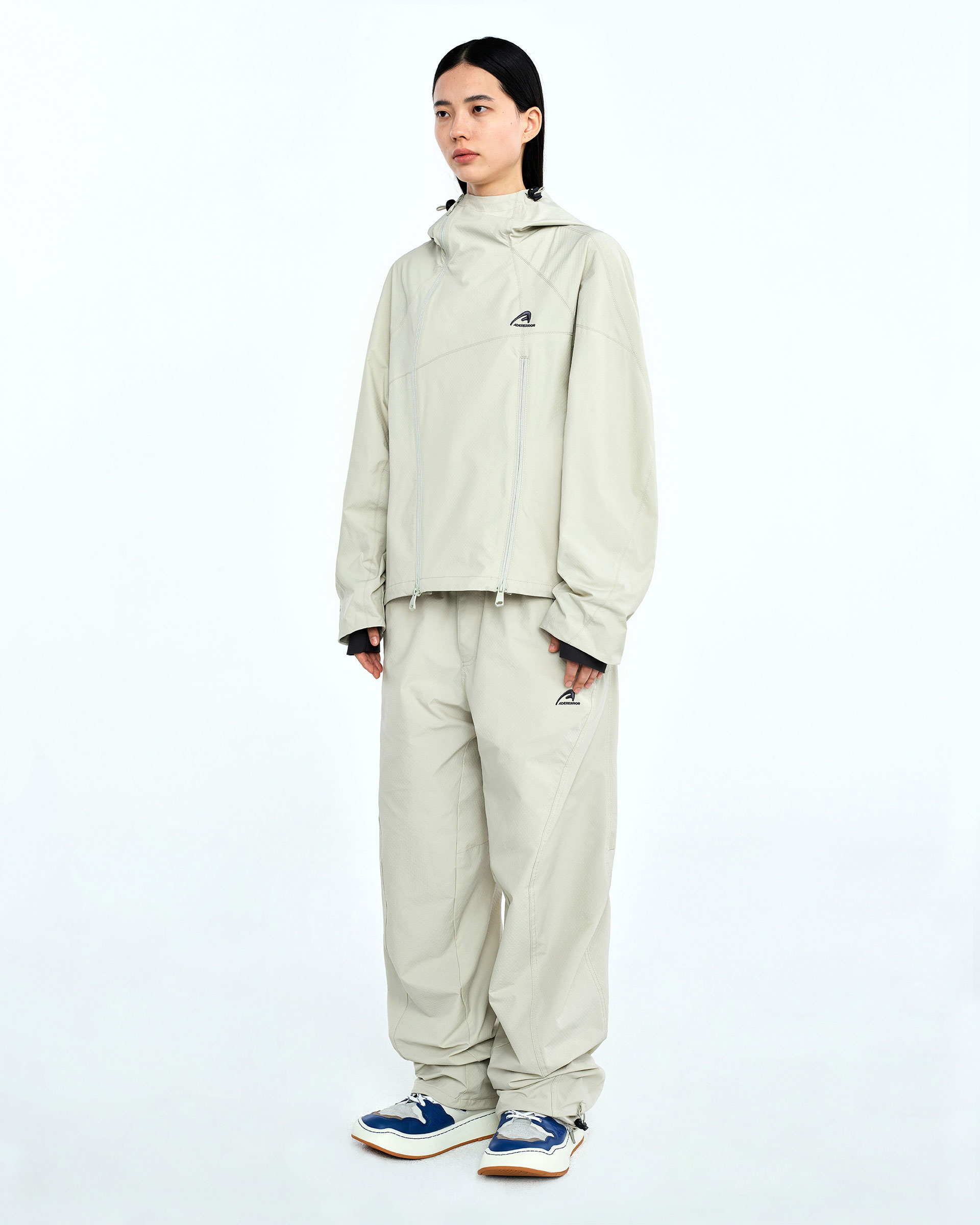 ADERERROR Plue windbreakerベージュナイロンジャケット ADERERROR - Plue windbreaker