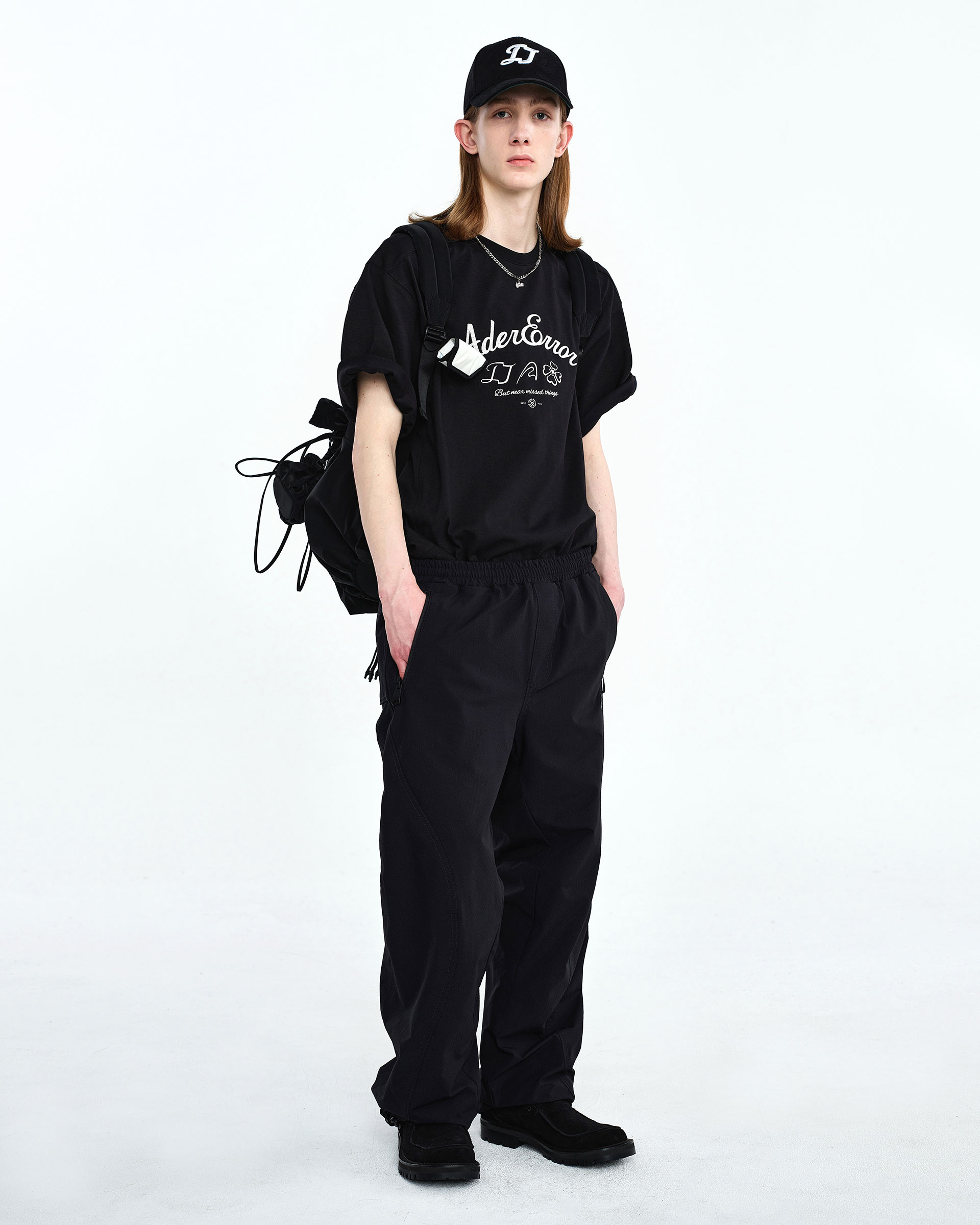 ADERERROR ブラック 長袖カットソー L Ader Error x Zara】☆Graphic