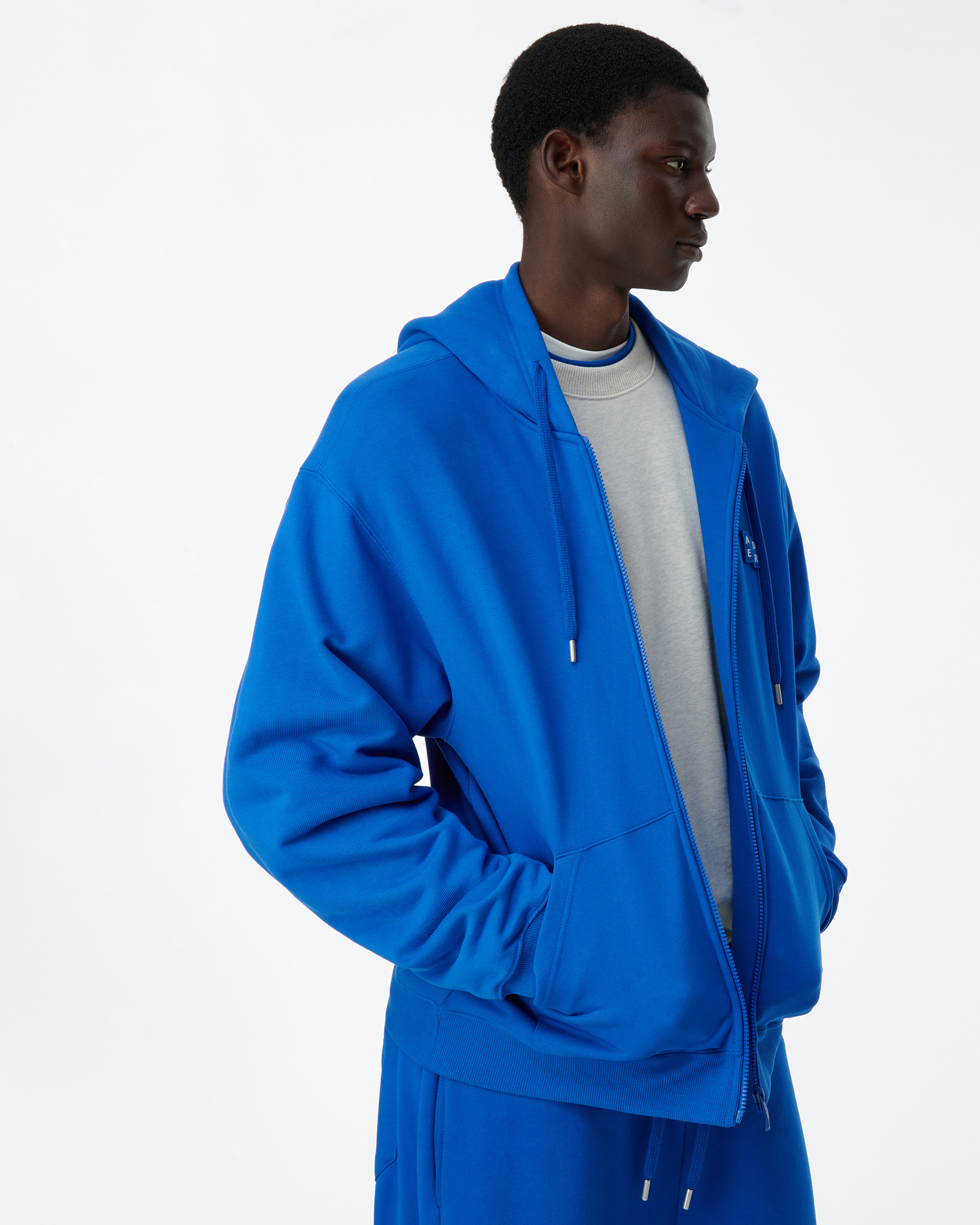 ADERERROR - Sig; BL Tag hoodie zip-up 01