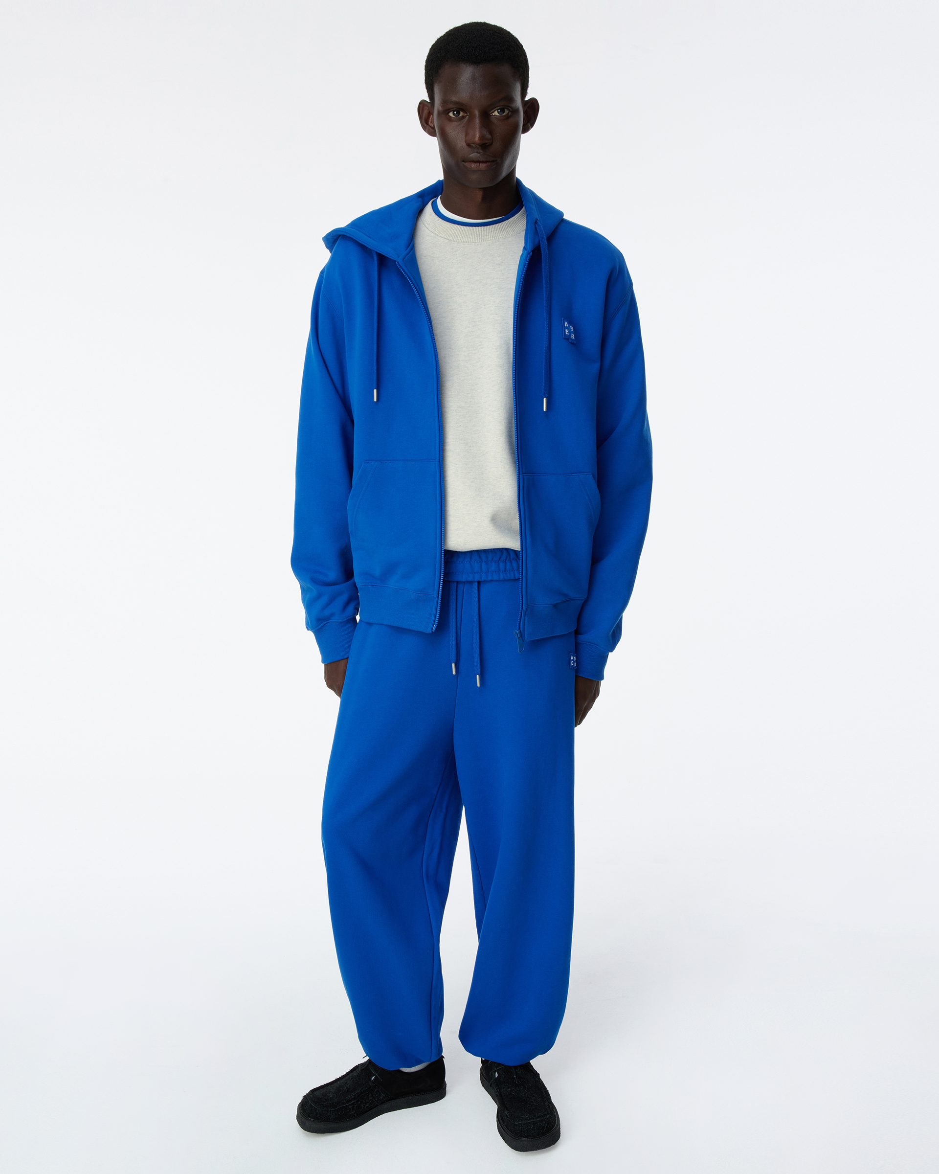 ADERERROR - Sig; BL Tag hoodie zip-up 01