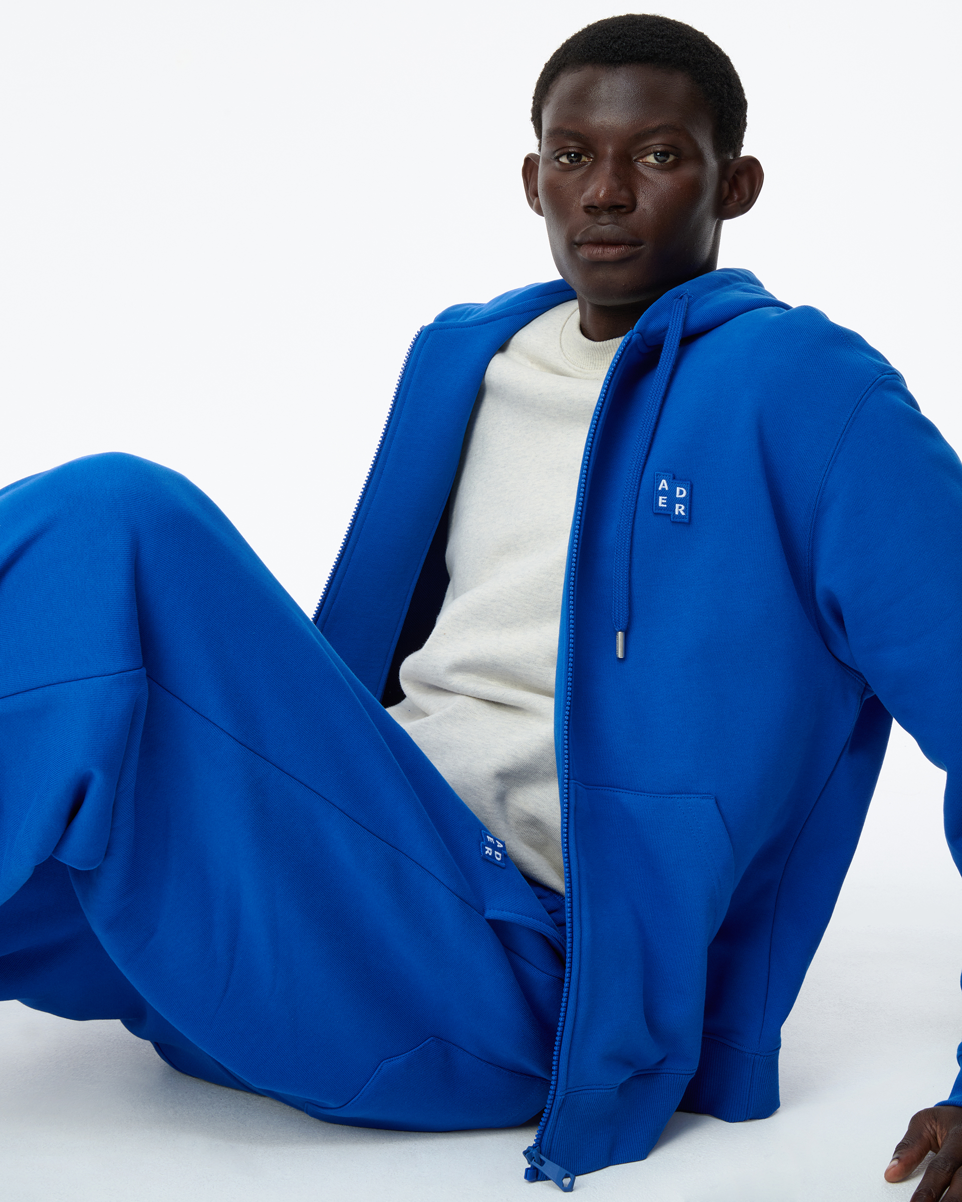 ADERERROR - Sig; BL Tag hoodie zip-up 01