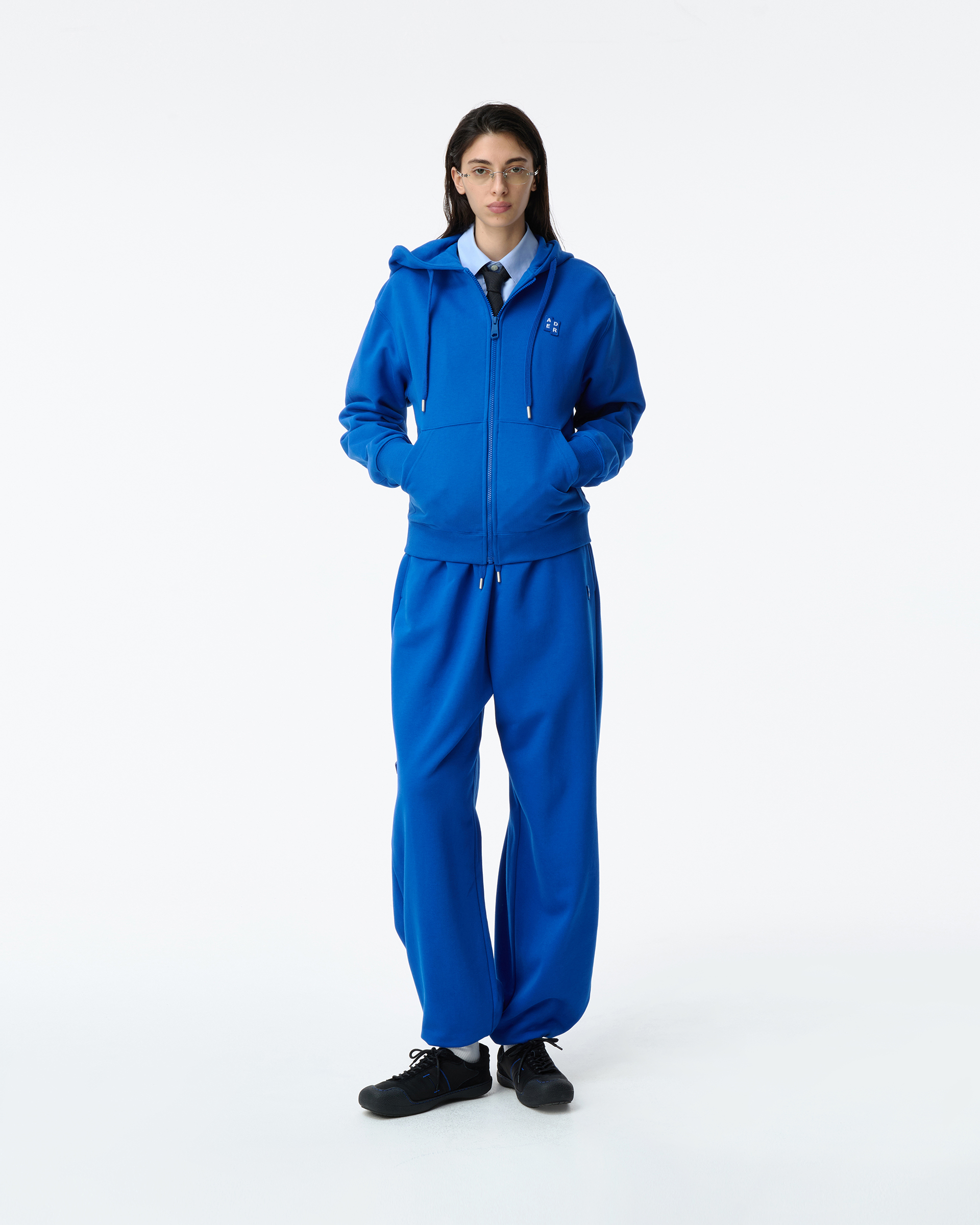 ADERERROR - Sig; BL Tag hoodie zip-up 01