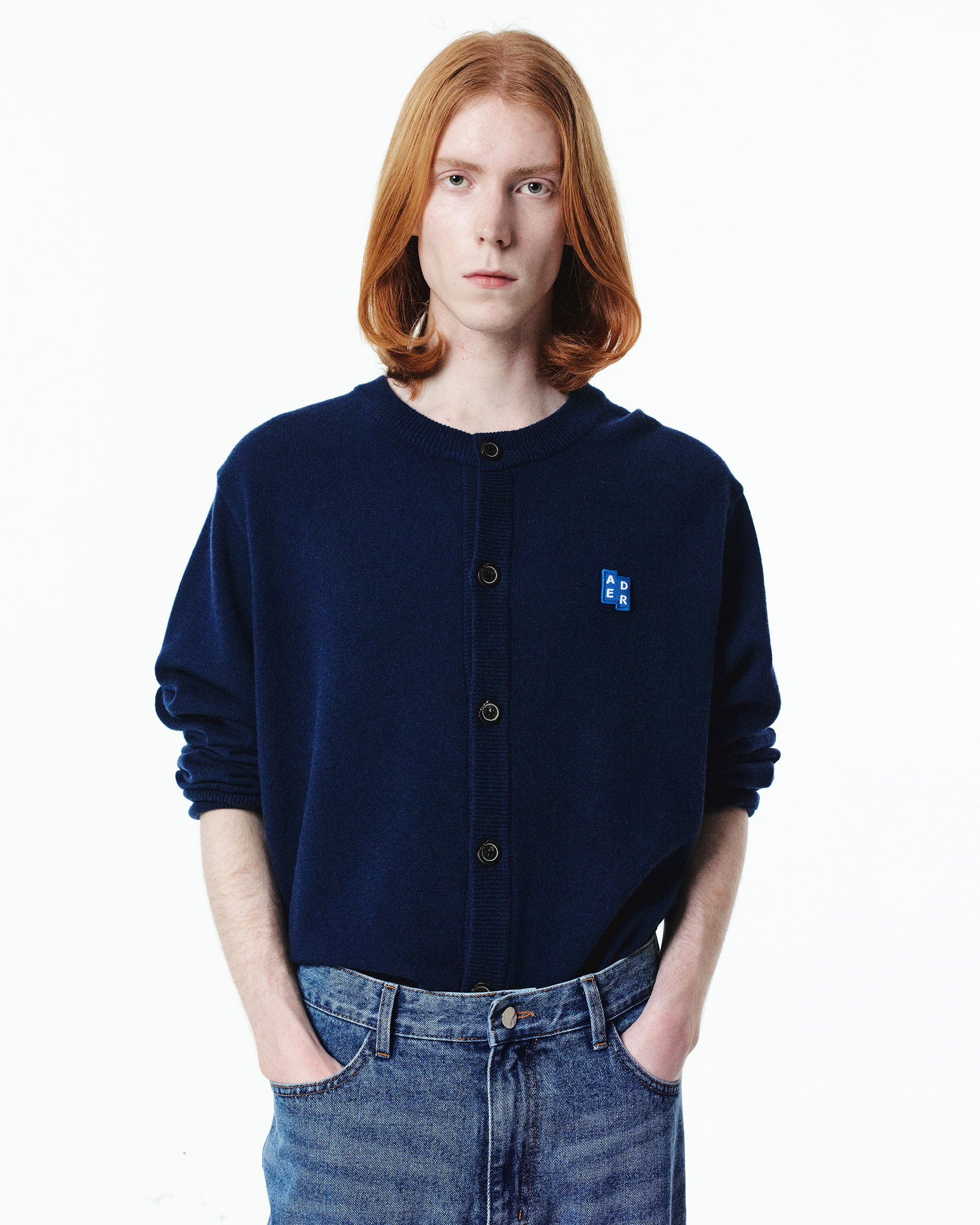 ADERERROR - Sig; BL Tag cardigan 02