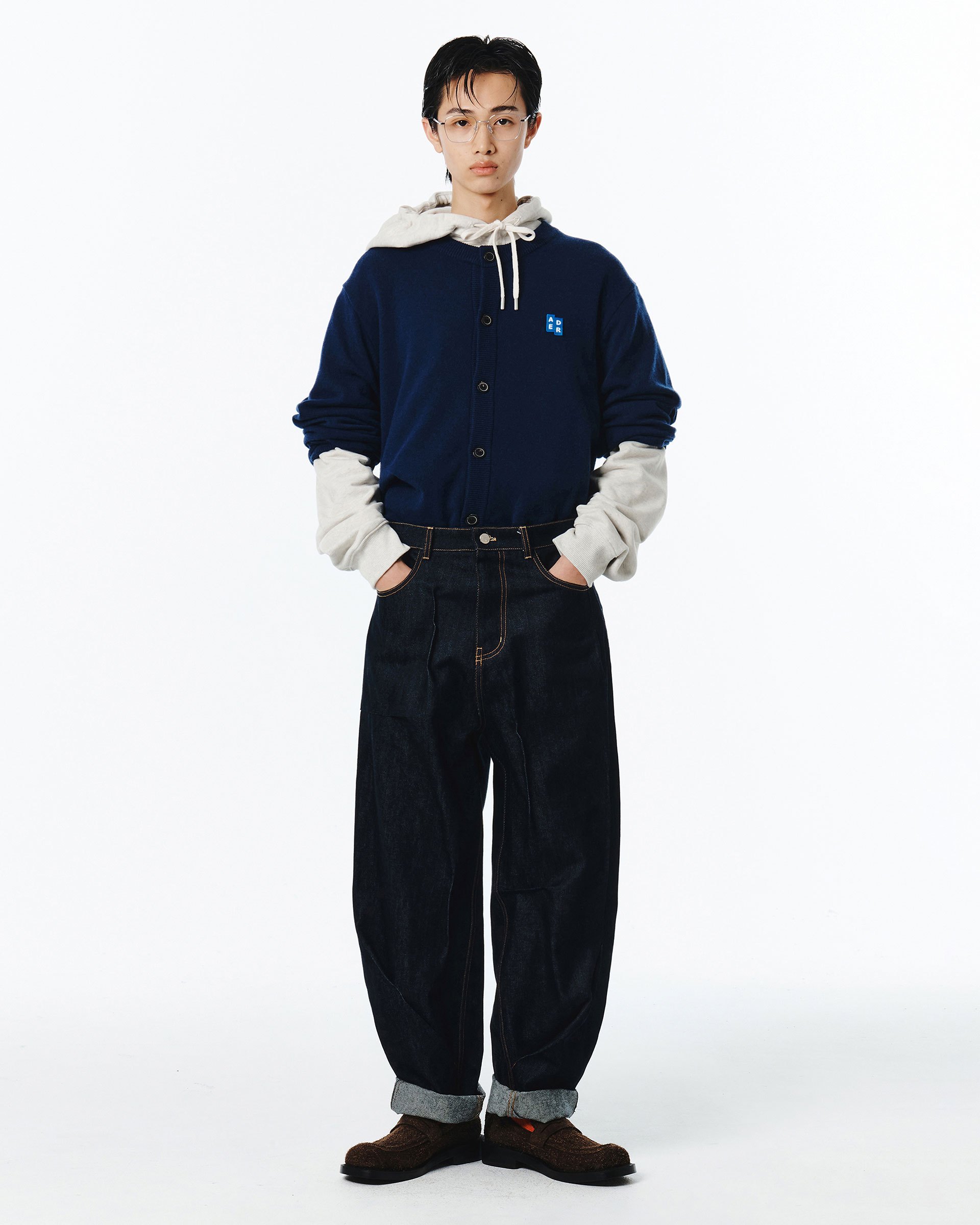 ADERERROR - Sig; BL Tag cardigan 02