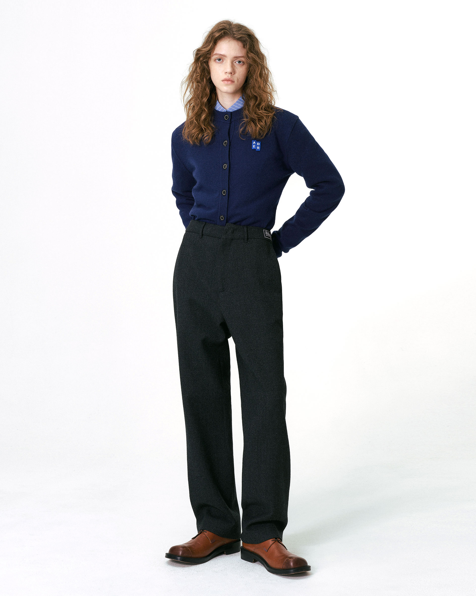 ADERERROR - Sig; BL Tag cardigan 02