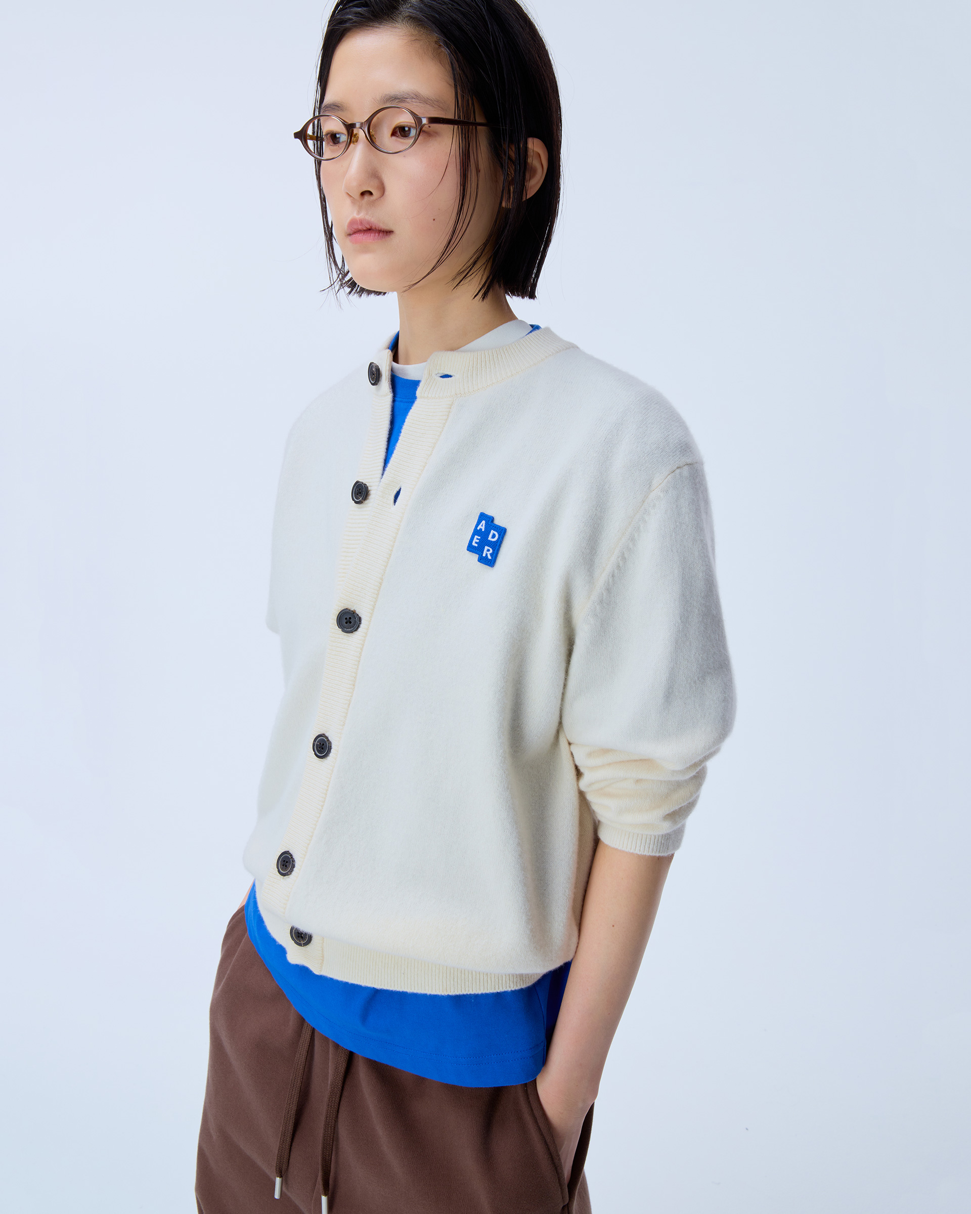 ADERERROR - Sig; BL Tag cardigan 02