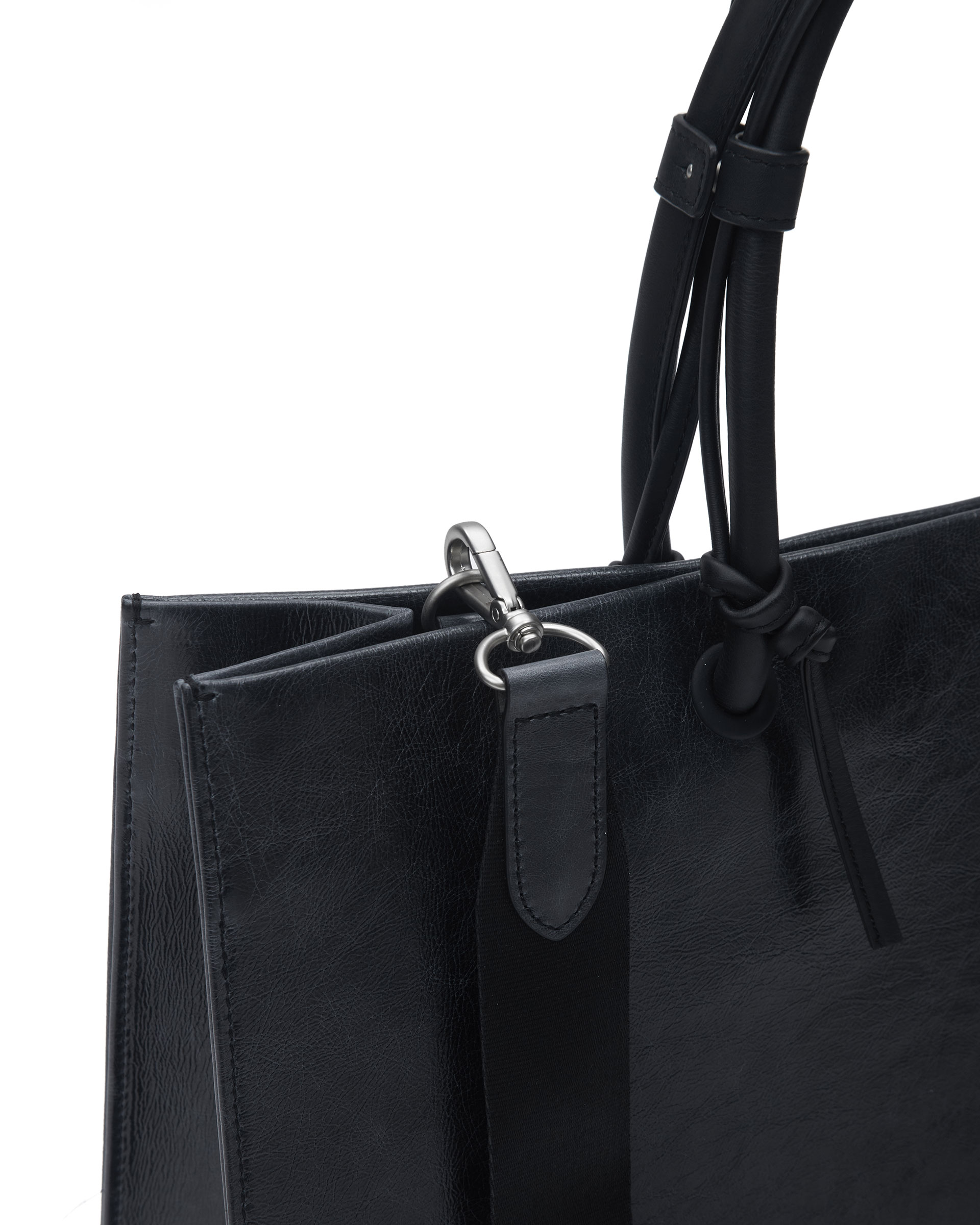 ADERERROR - Wide cracked shopper bag