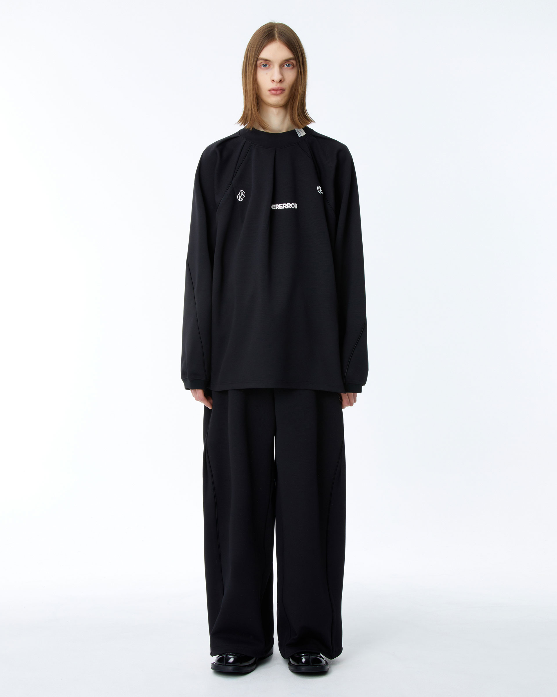 【正規品】美品 即完売 ADER ERROR Siz sweatshirt 黒 ADERERROR - Siz sweatshirt