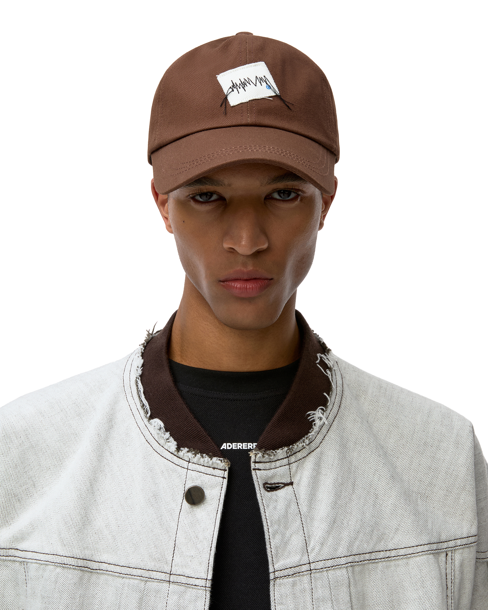 ADER ERROR ダークブラウン ポロシャツ ADER ERROR - 【再販売通知受付 