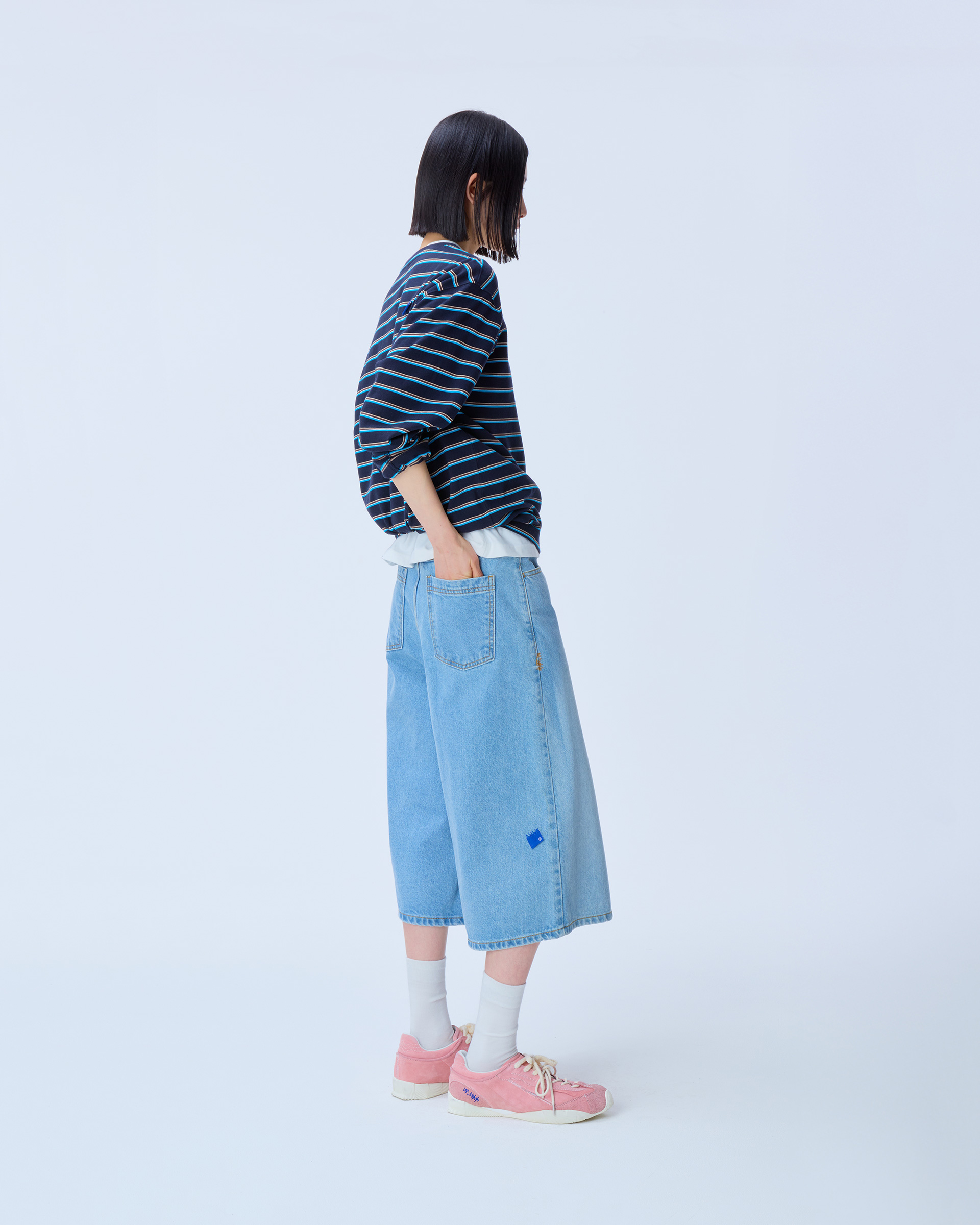 ADERERROR - Sig; SV Tag short jeans 01