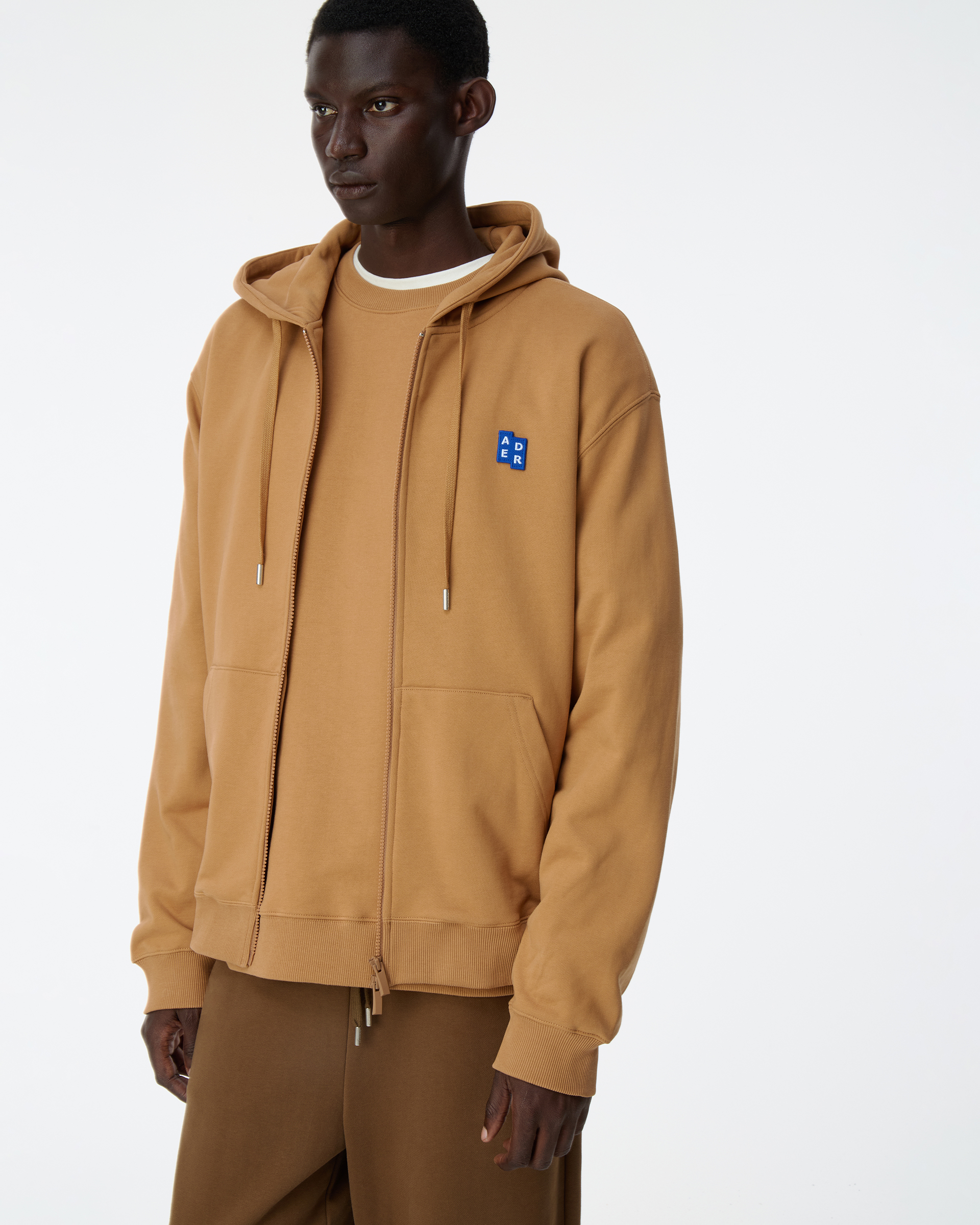 ADERERROR - Sig; BL Tag hoodie zip-up 01