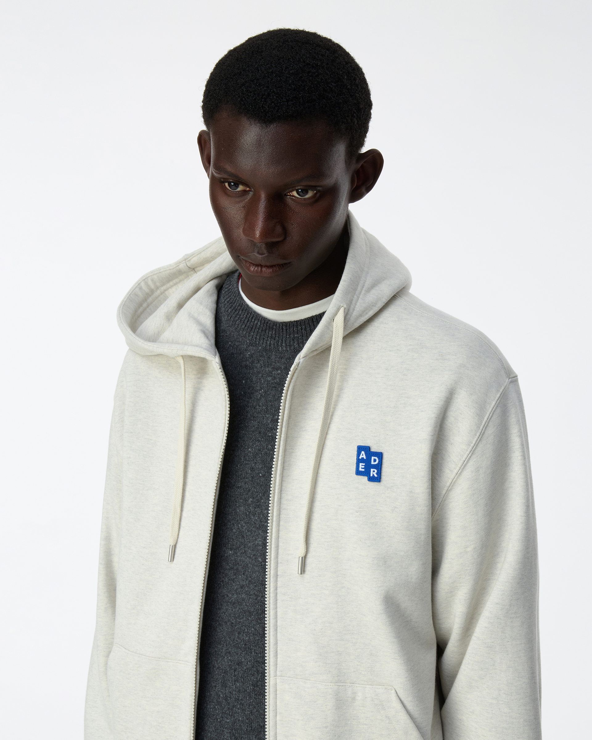 ADERERROR - Sig; BL Tag hoodie zip-up 01