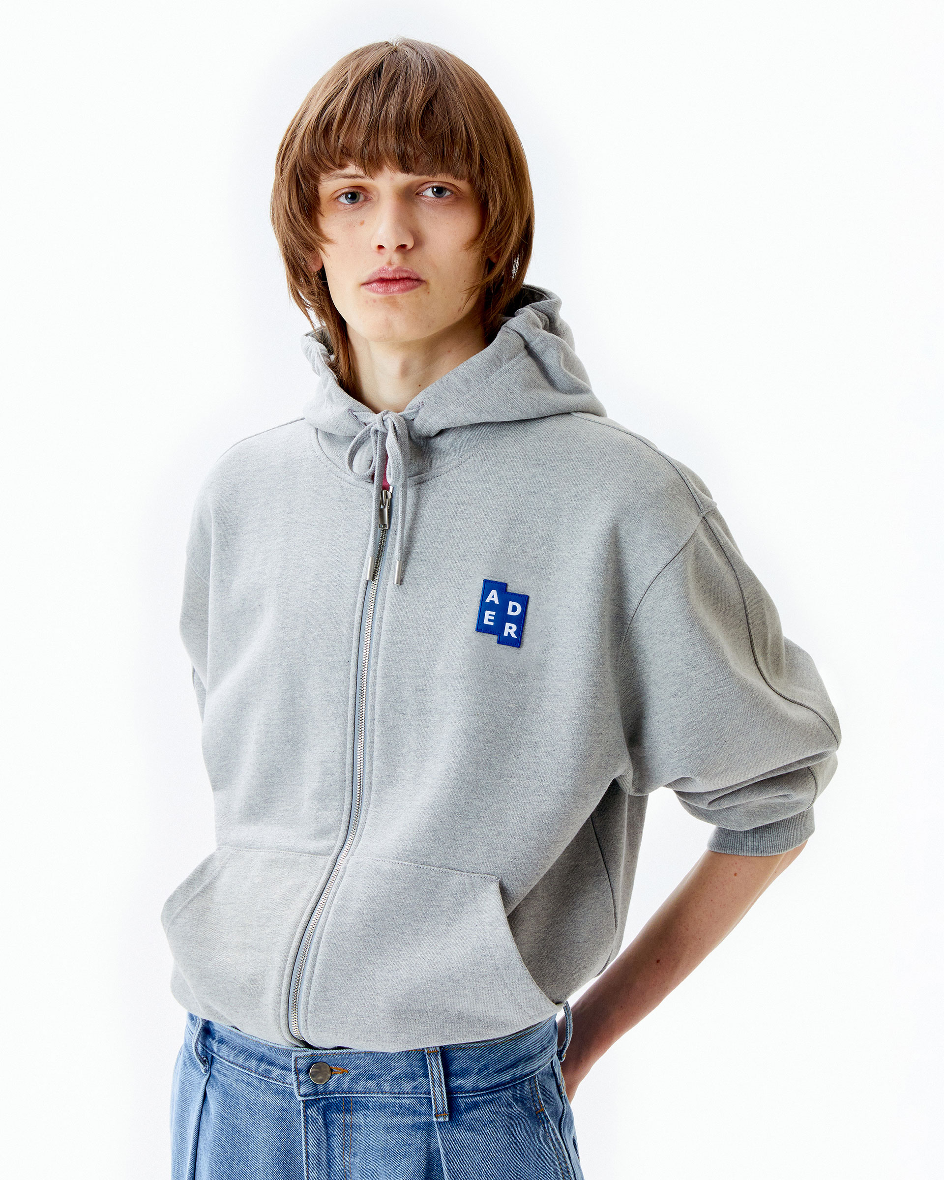 ADERERROR - Sig; BL Tag hoodie zip-up 02