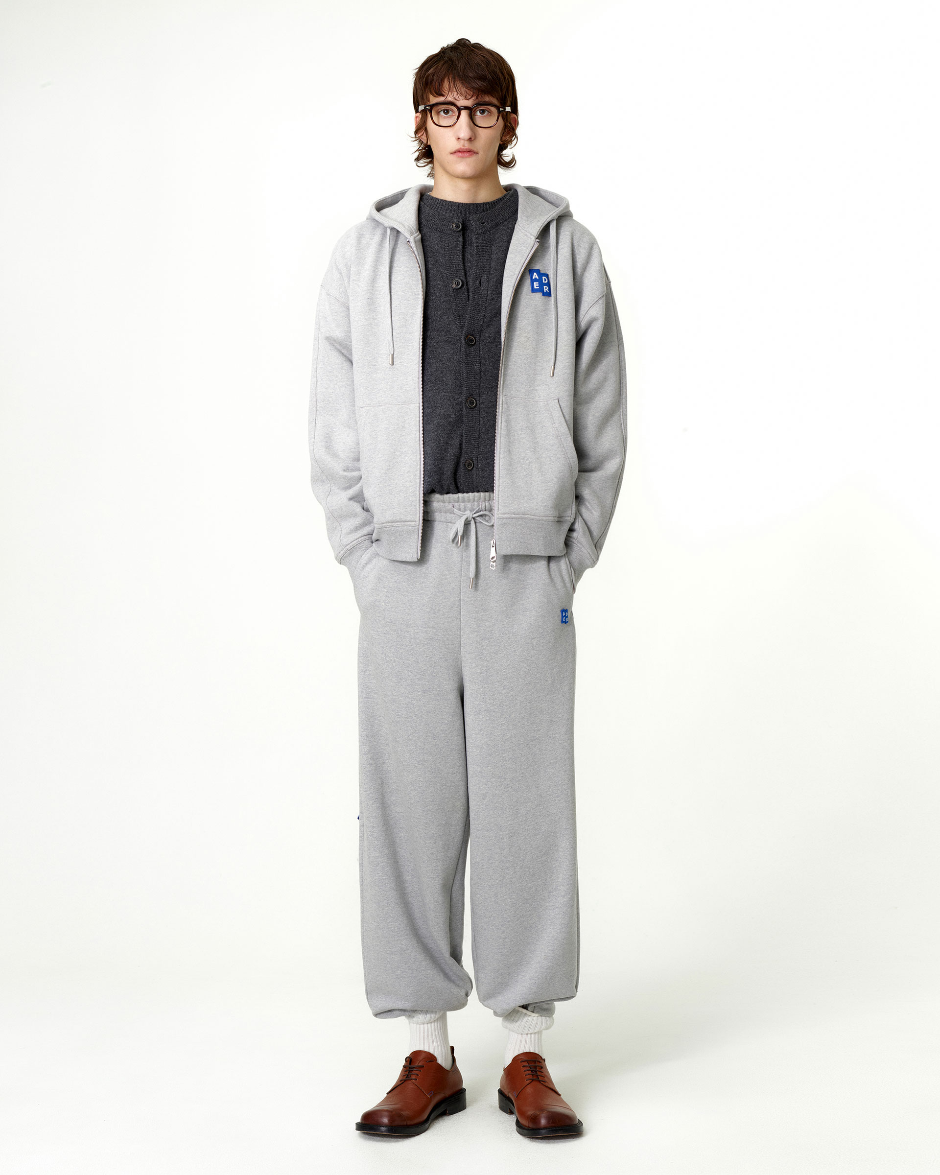 ADERERROR - Sig; BL Tag hoodie zip-up 02