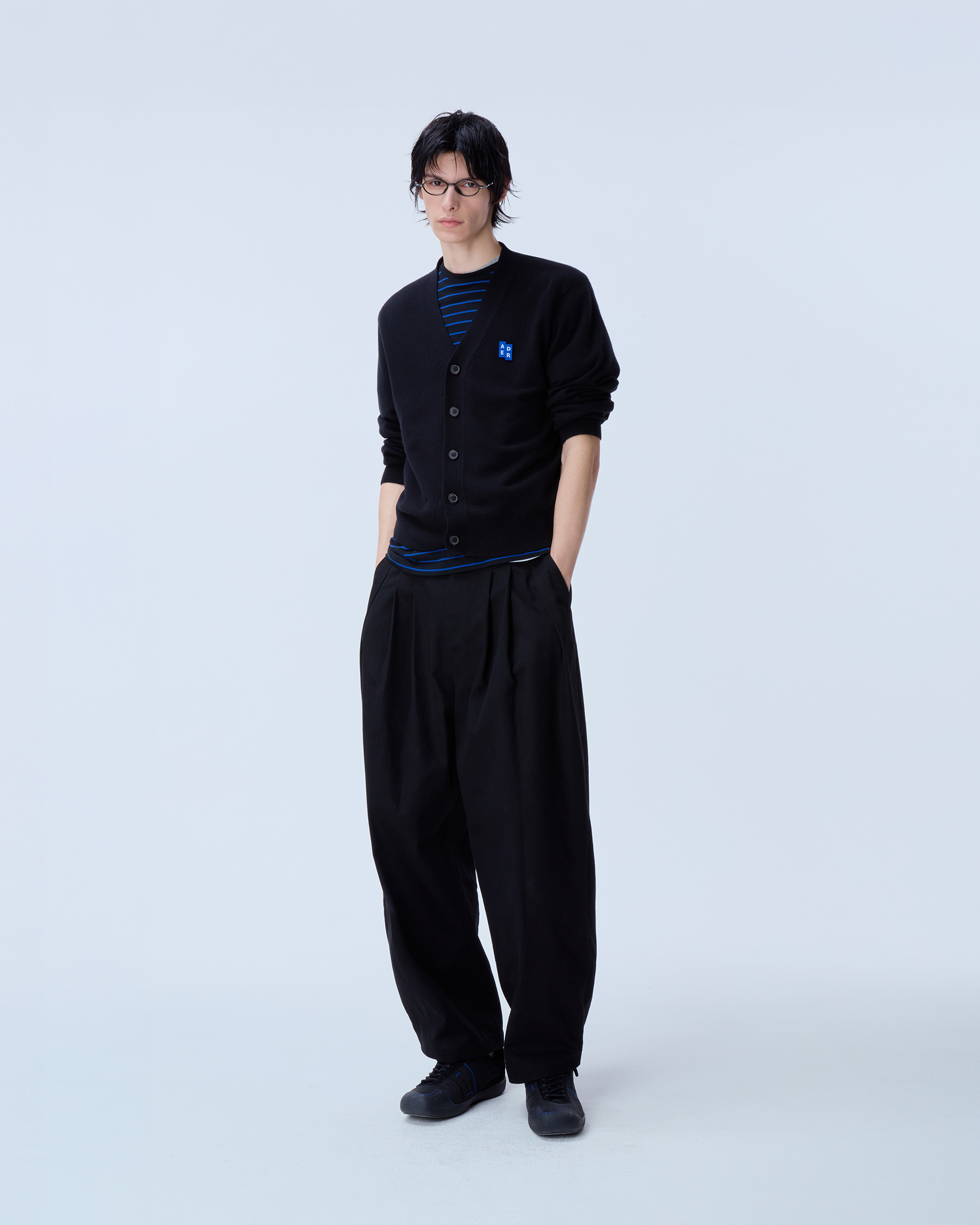 ADERERROR - Sig; BL Tag cardigan 01