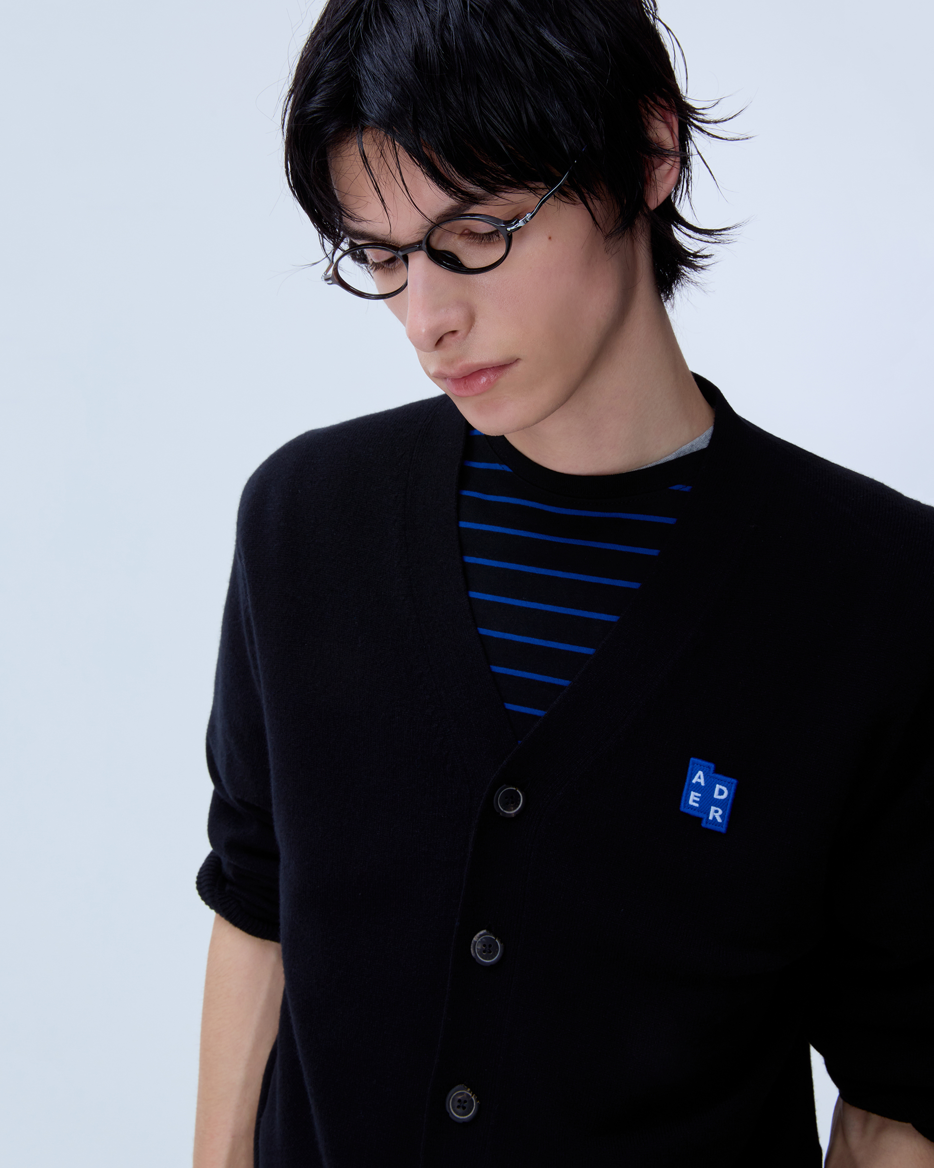 ADERERROR - Sig; BL Tag cardigan 01