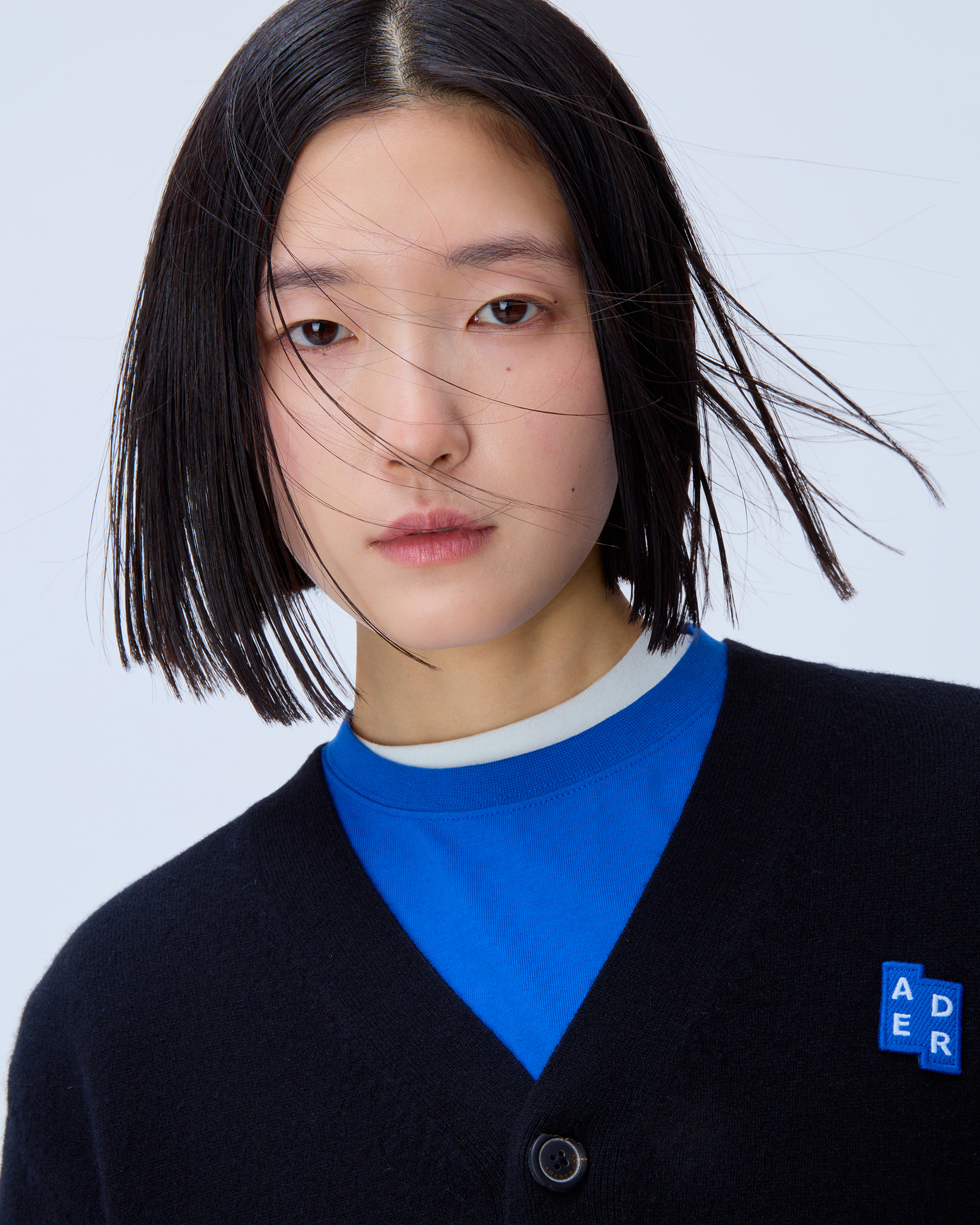 ADERERROR - Sig; BL Tag cardigan 01