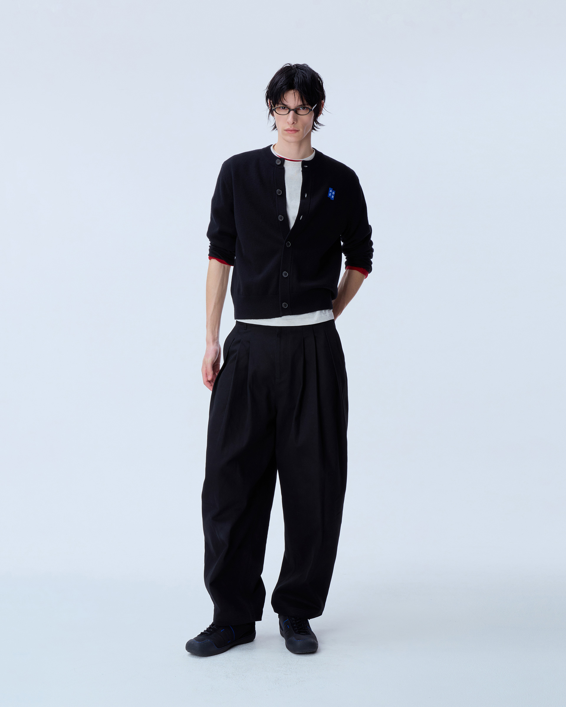 ADERERROR - Sig; BL Tag cardigan 02