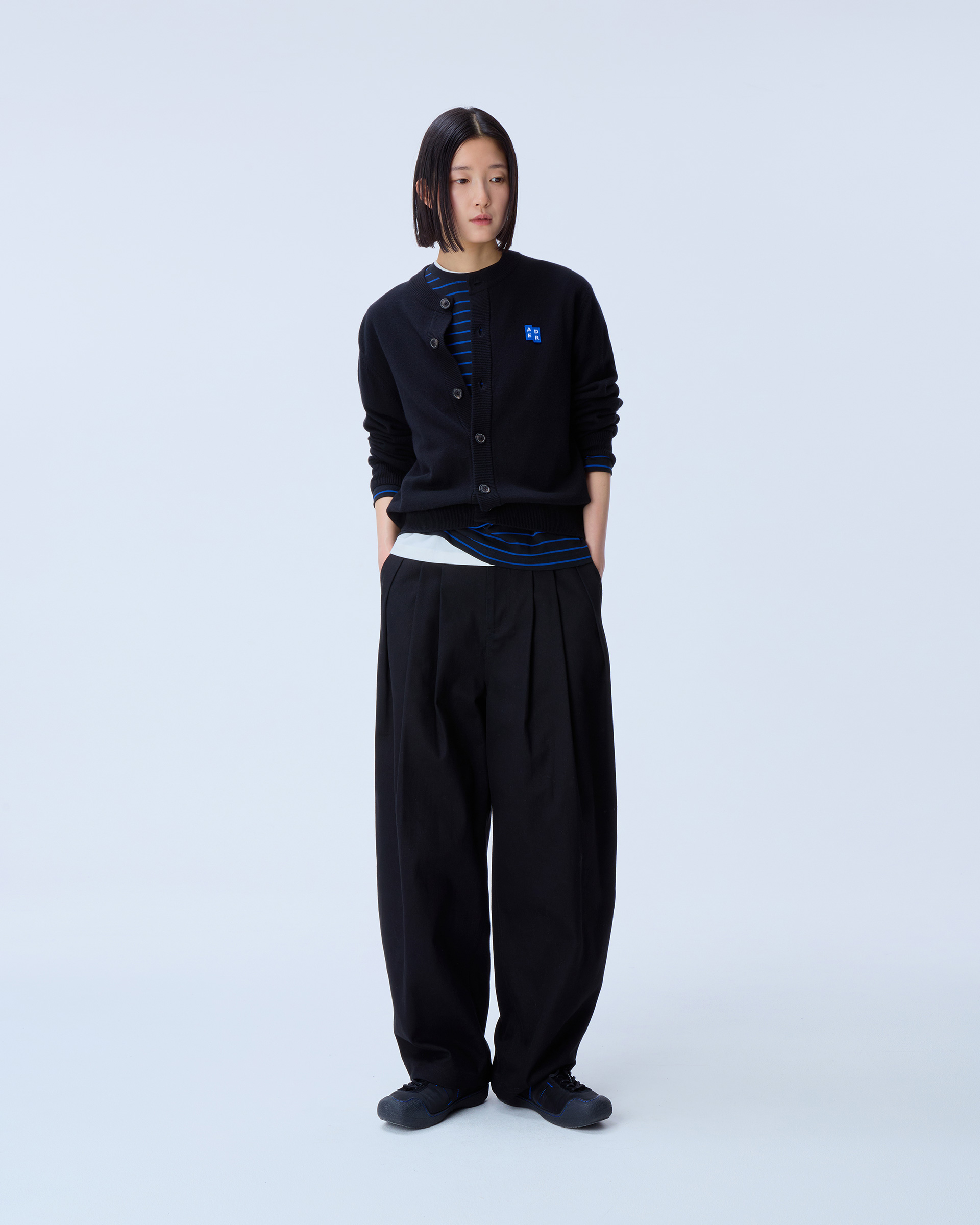 ADERERROR - Sig; BL Tag cardigan 02