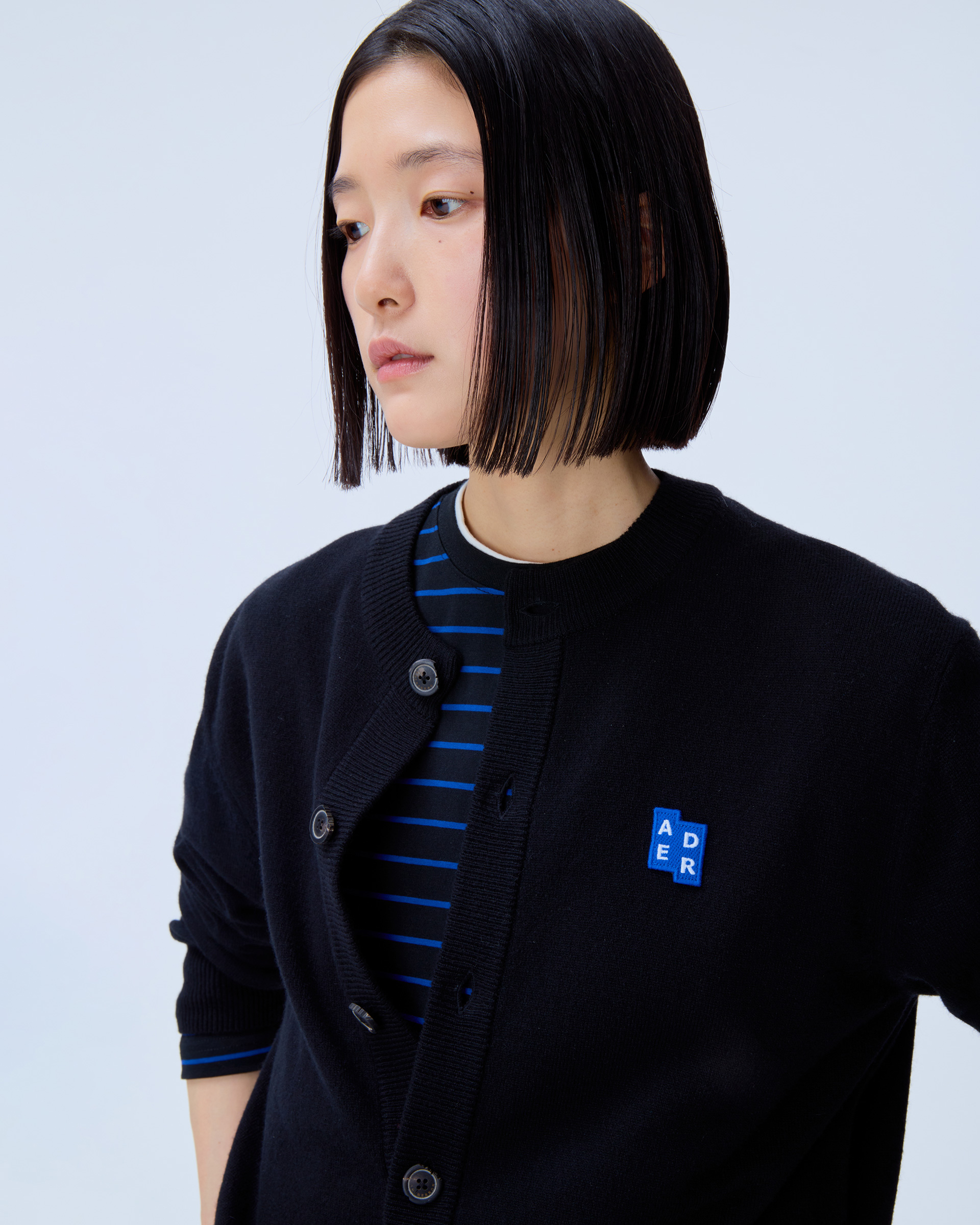 ADERERROR - Sig; BL Tag cardigan 02