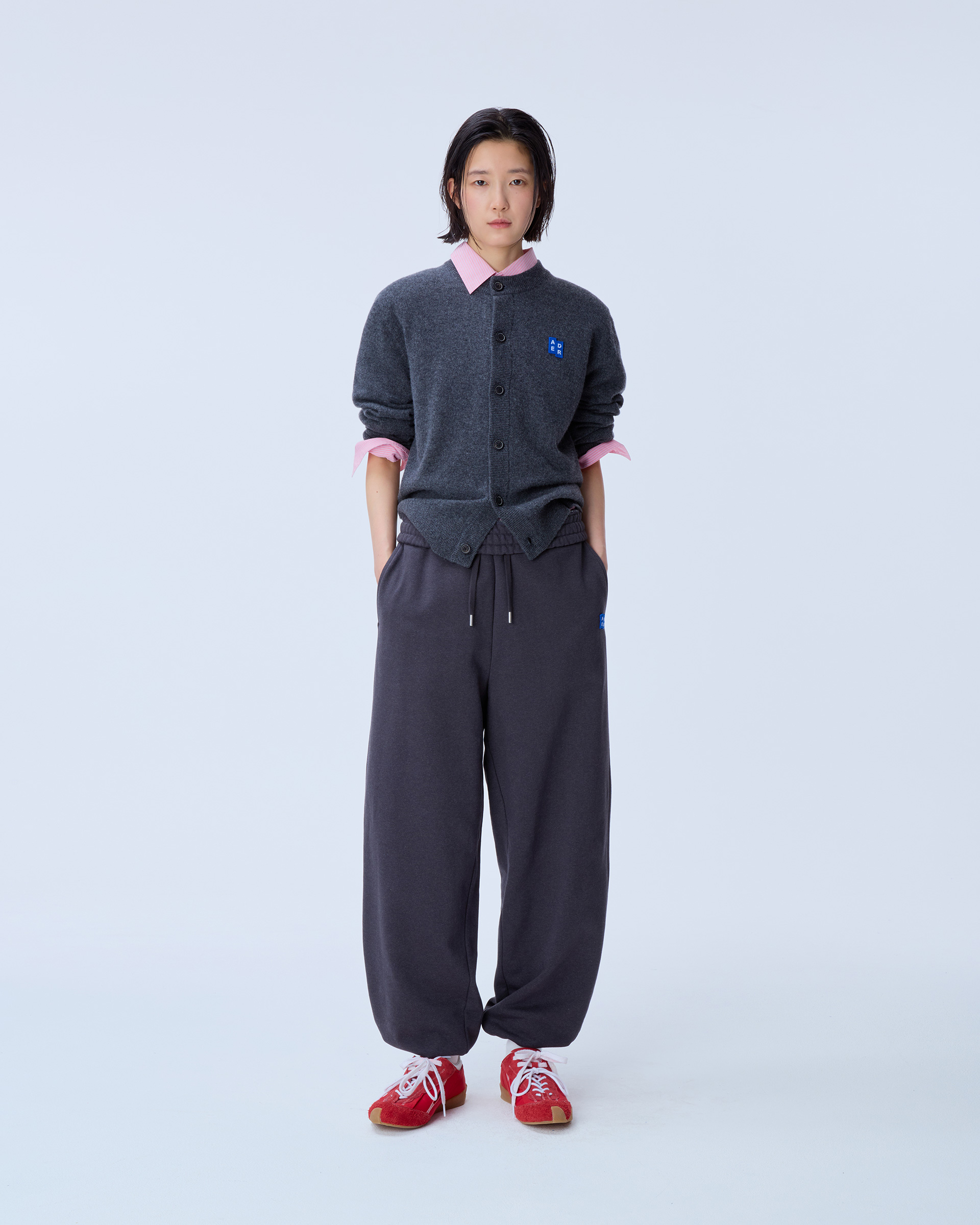 ADERERROR - Sig; BL Tag cardigan 02