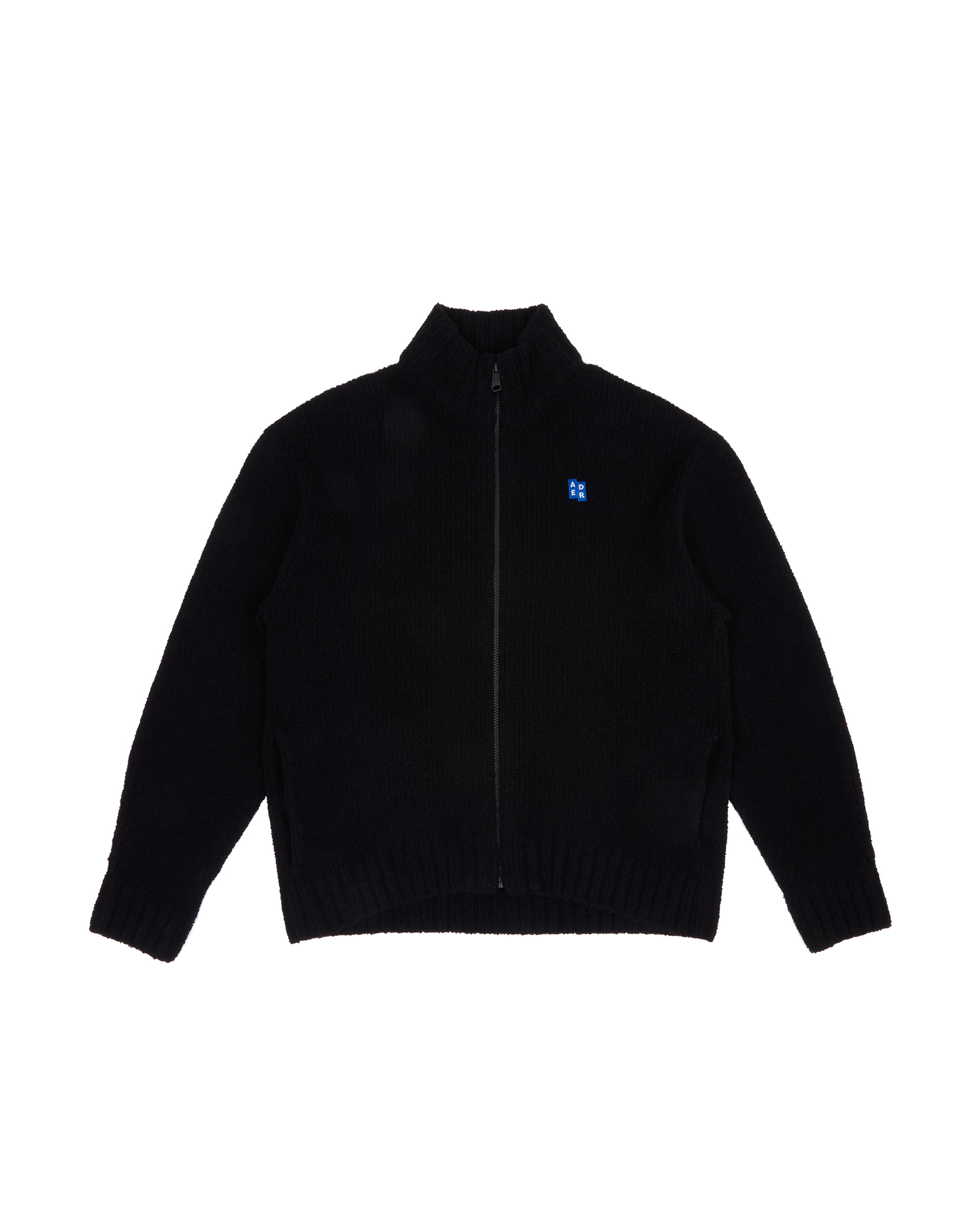ADER ERROR ニット ジップアップ ADERERROR - Sig; BL Tag knit zip-up 01