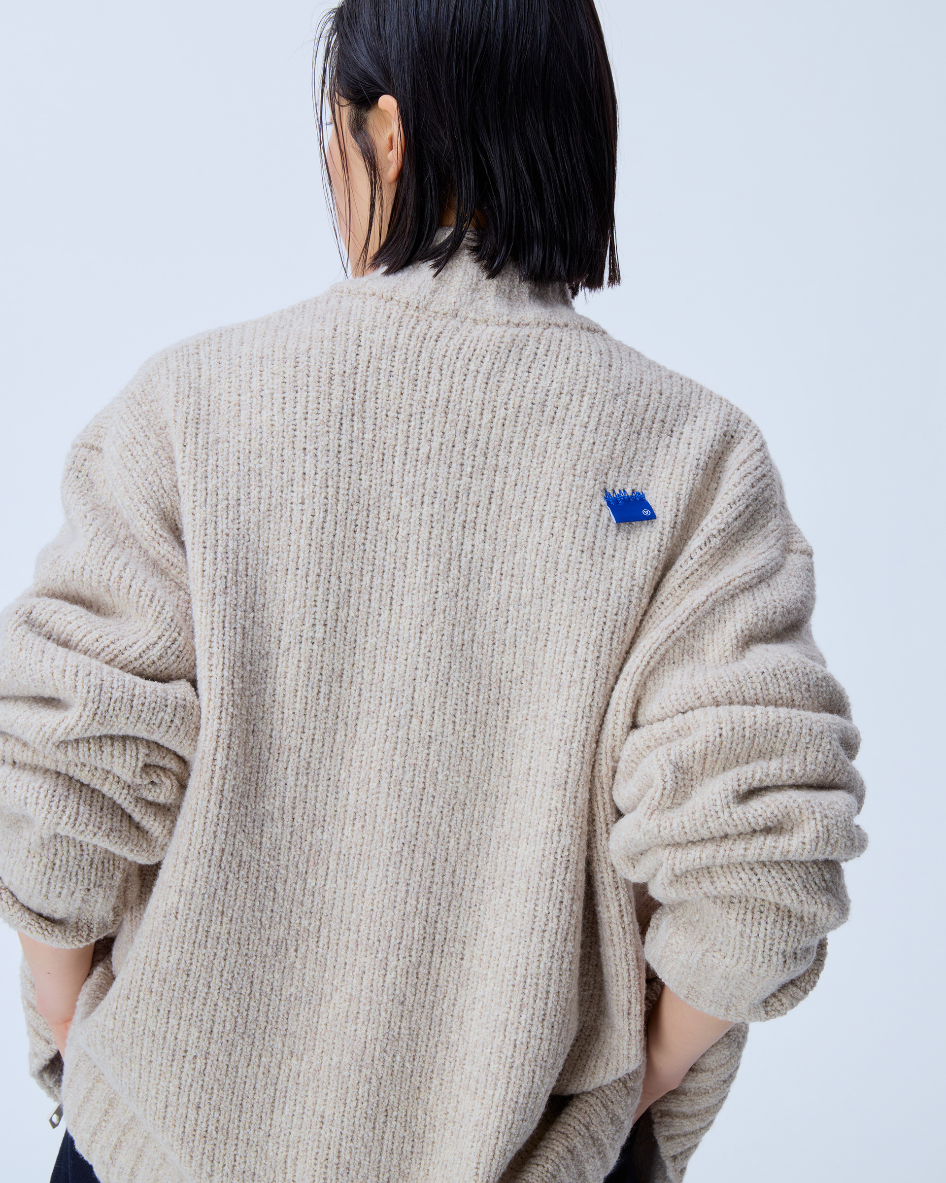 ADERERROR - Sig; BL Tag knit zip-up 01