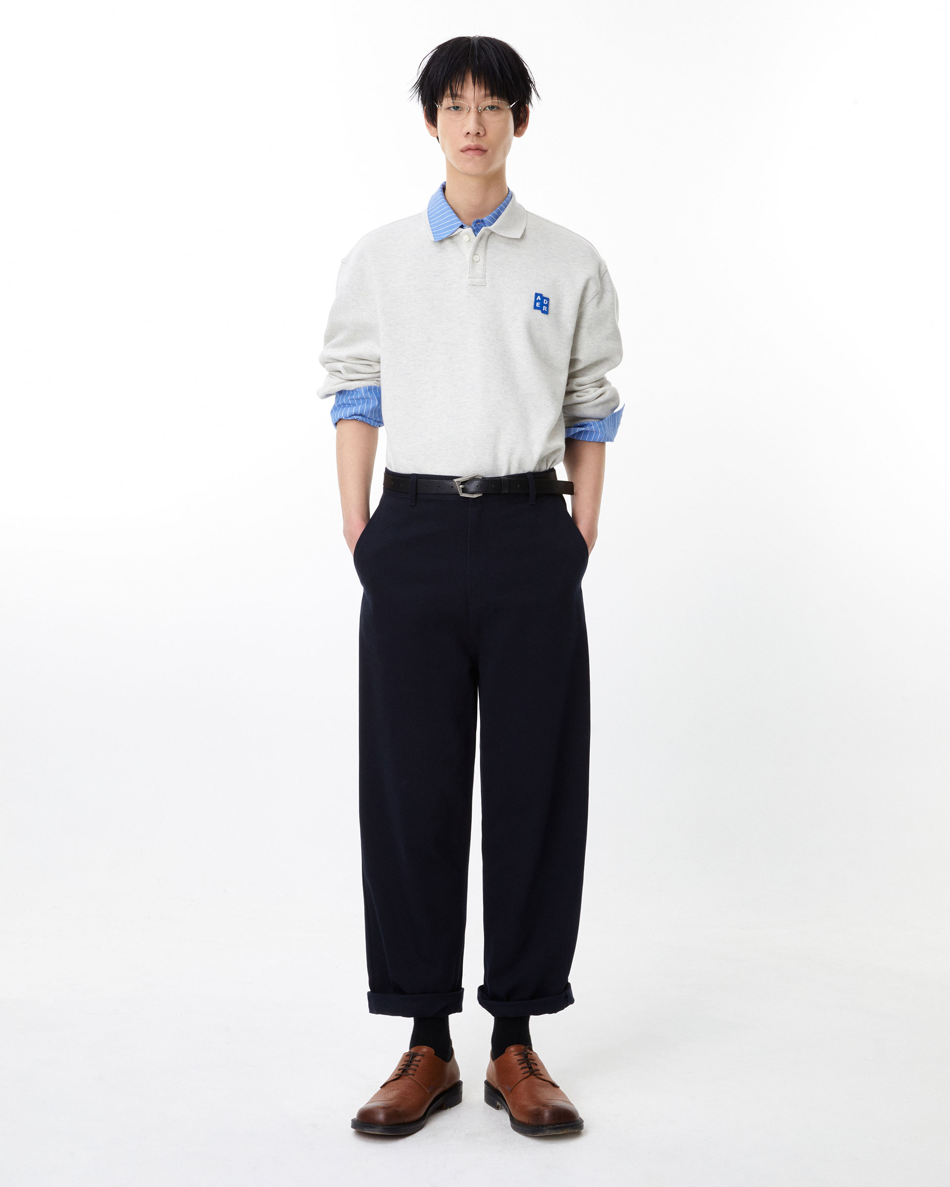 ADERERROR - Sig; BL Tag LS polo t-shirt 04