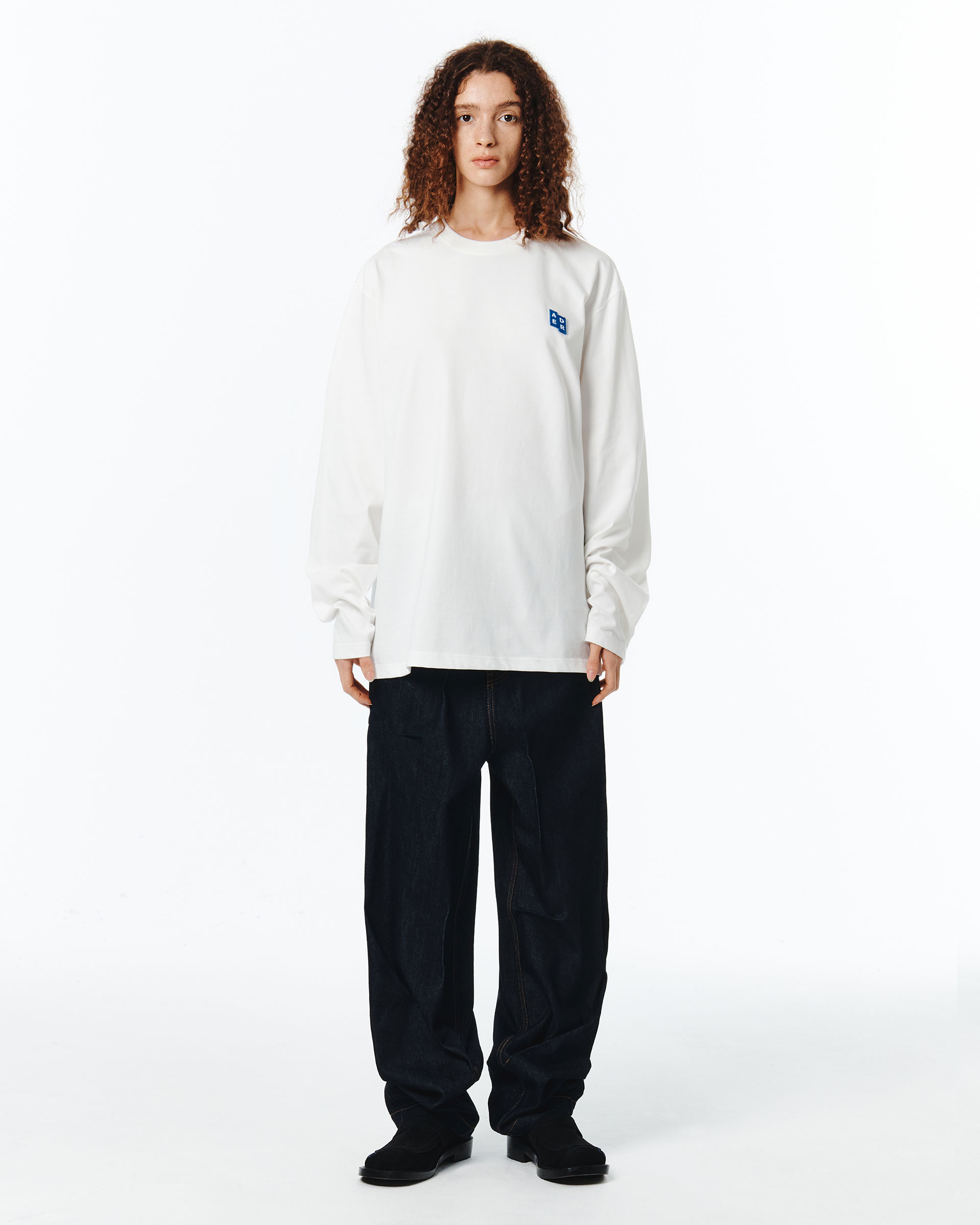 トップス ADER ERROR Sig; BL Tag LS t-shirt 01 ADERERROR - Sig; BL Tag LS t-shirt 01
