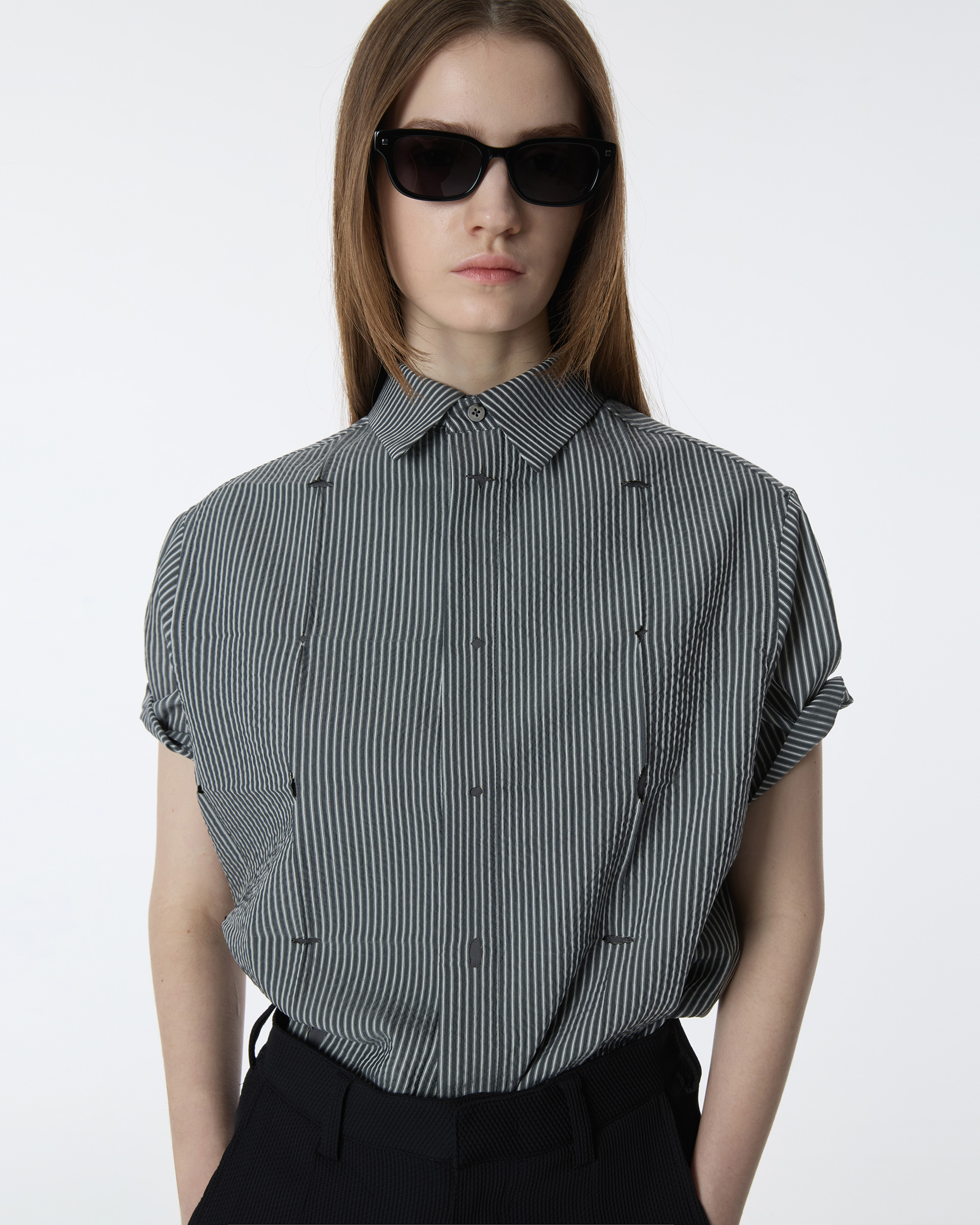 Adererror ショート丈アシメシャツ サイズ3 ADERERROR - Half Sleeve Shirt Product. 38